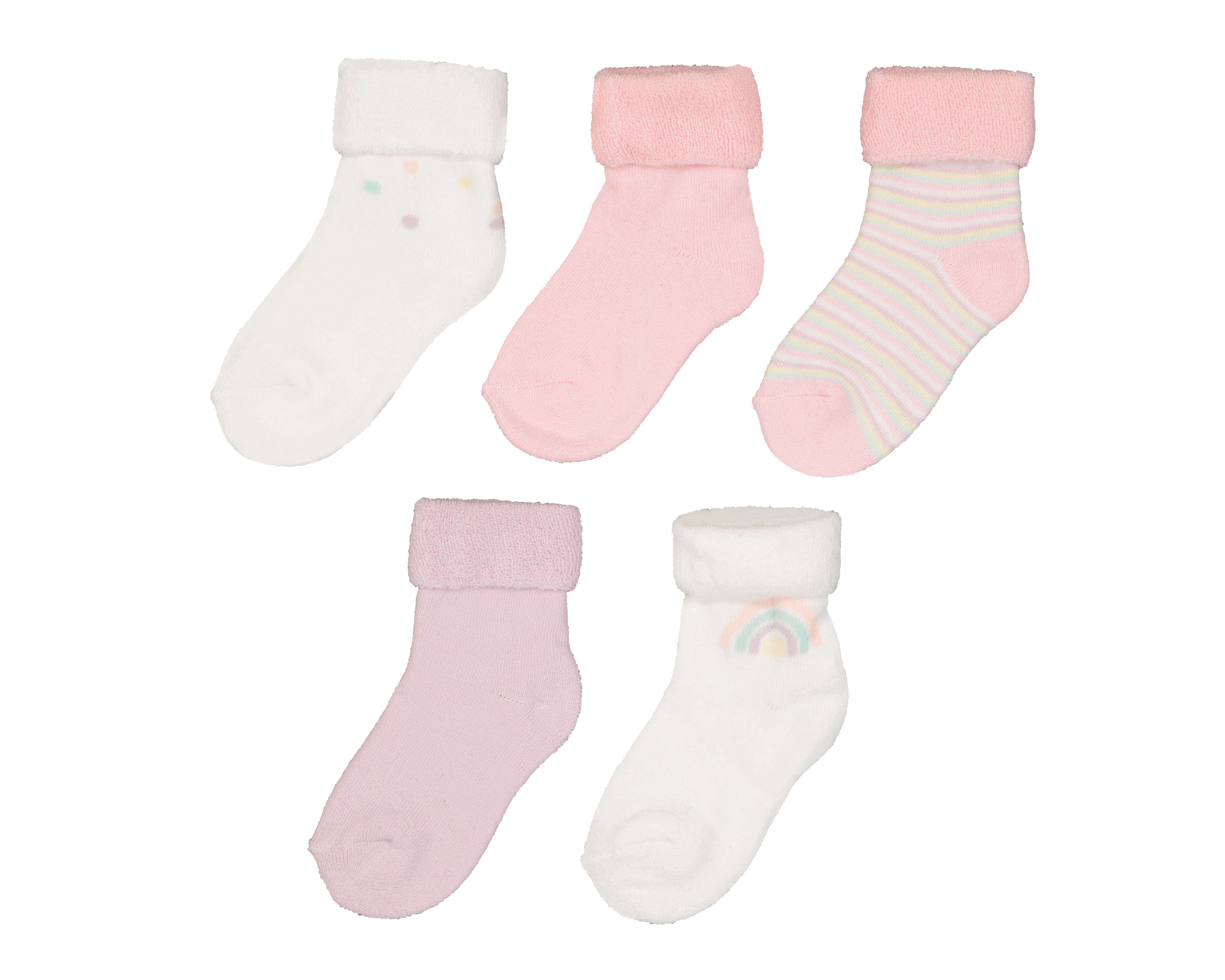 Foto 2 pulgar | Foto 1 | Calcetines para Bebé Niña Baby Colors 5 Pares