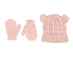Gorro y Guantes para Bebé Niña Baby Colors 3 Piezas