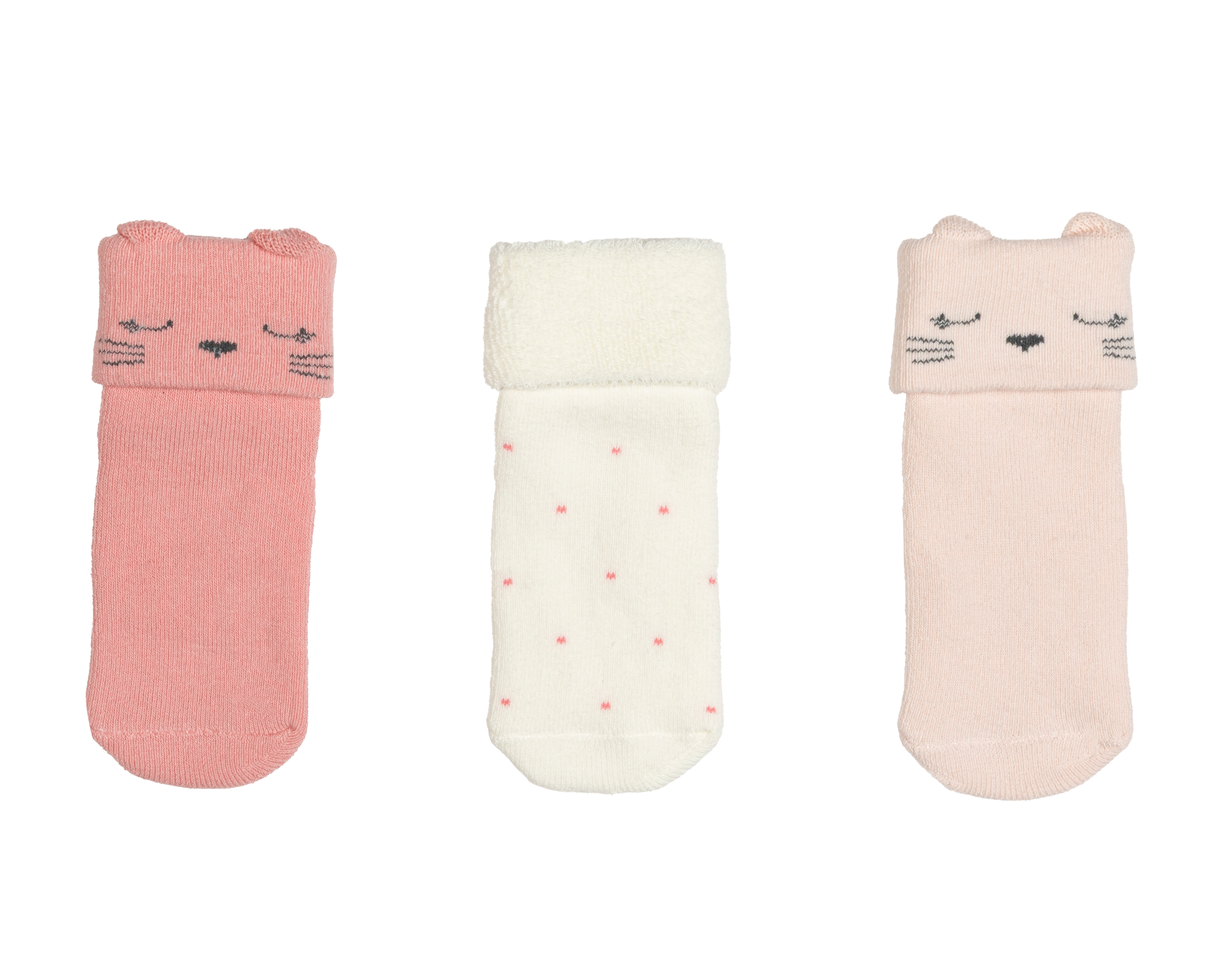 Calcetas para Bebé Niña Baby Colors 3 Pares