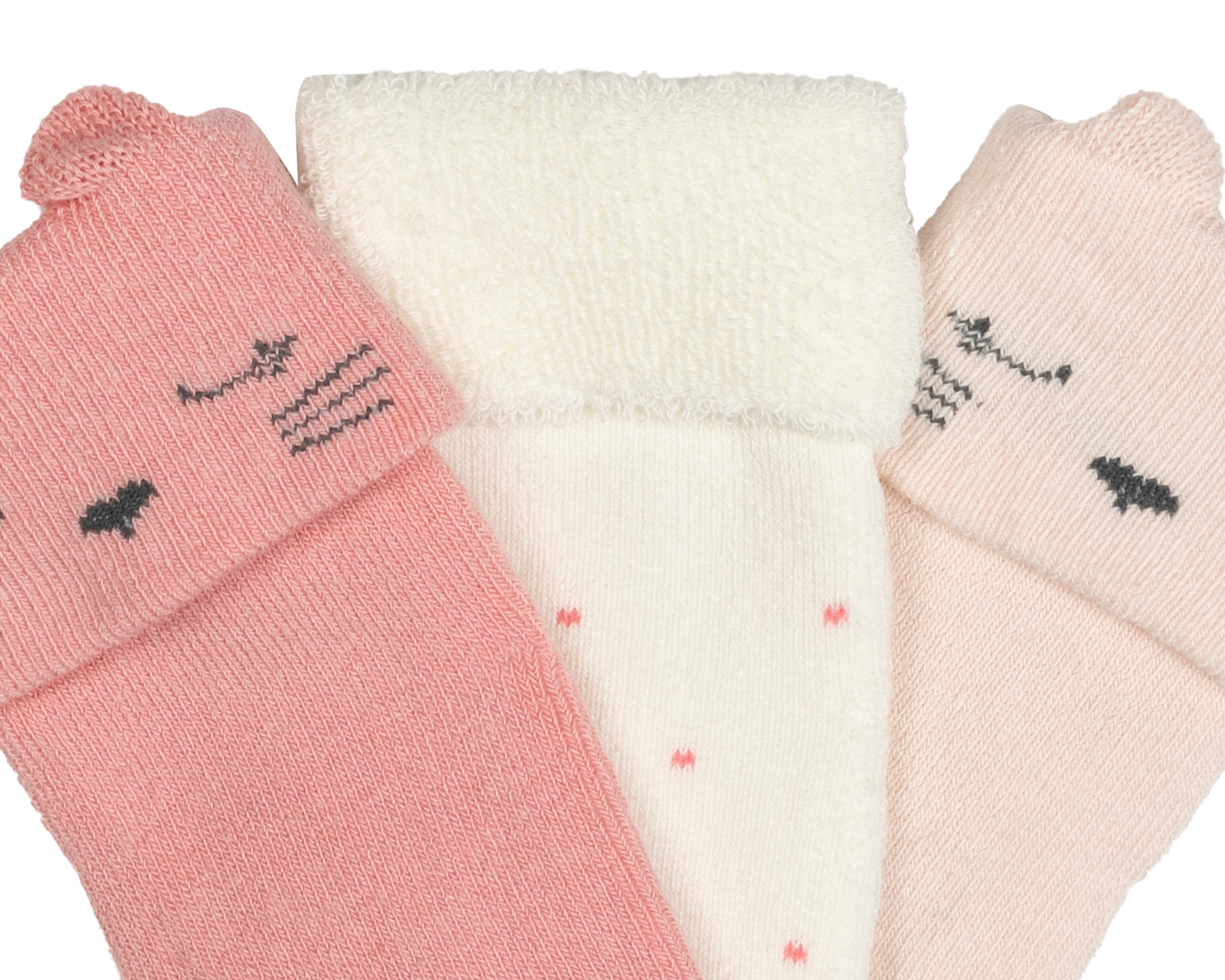 Foto 2 | Foto 2 | Calcetas para Bebé Niña Baby Colors 3 Pares