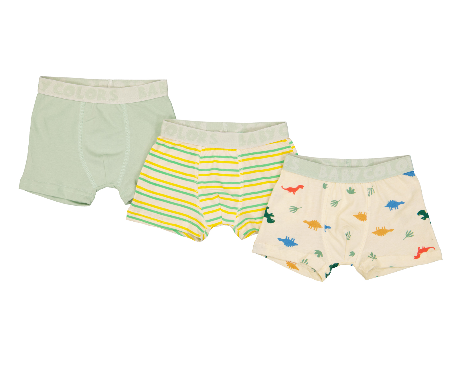 Foto 2 pulgar | Foto 1 | Bóxer Baby Colors de Algodón para Bebé Niño 3 Piezas