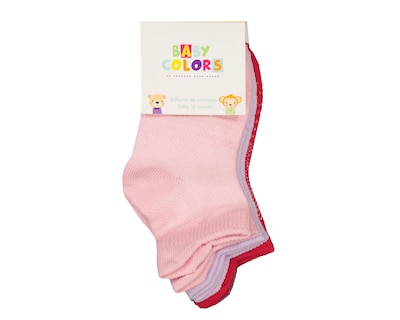 Foto 3 | Foto 3 | Calcetines para Bebé Niña Baby Colors 6 Pares