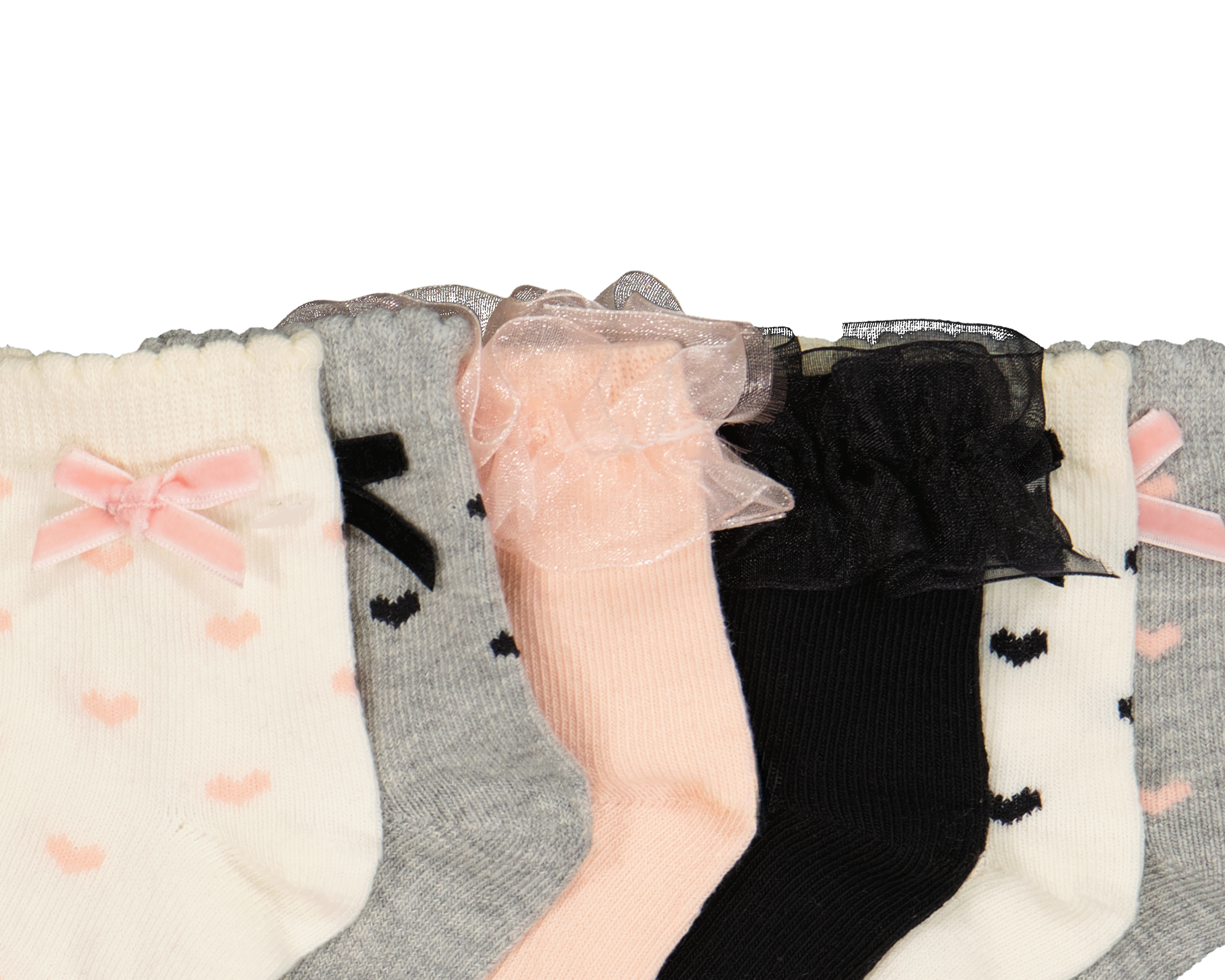 Foto 3 pulgar | Foto 2 | Calcetines para Bebé Niña Baby Colors 6 Pares