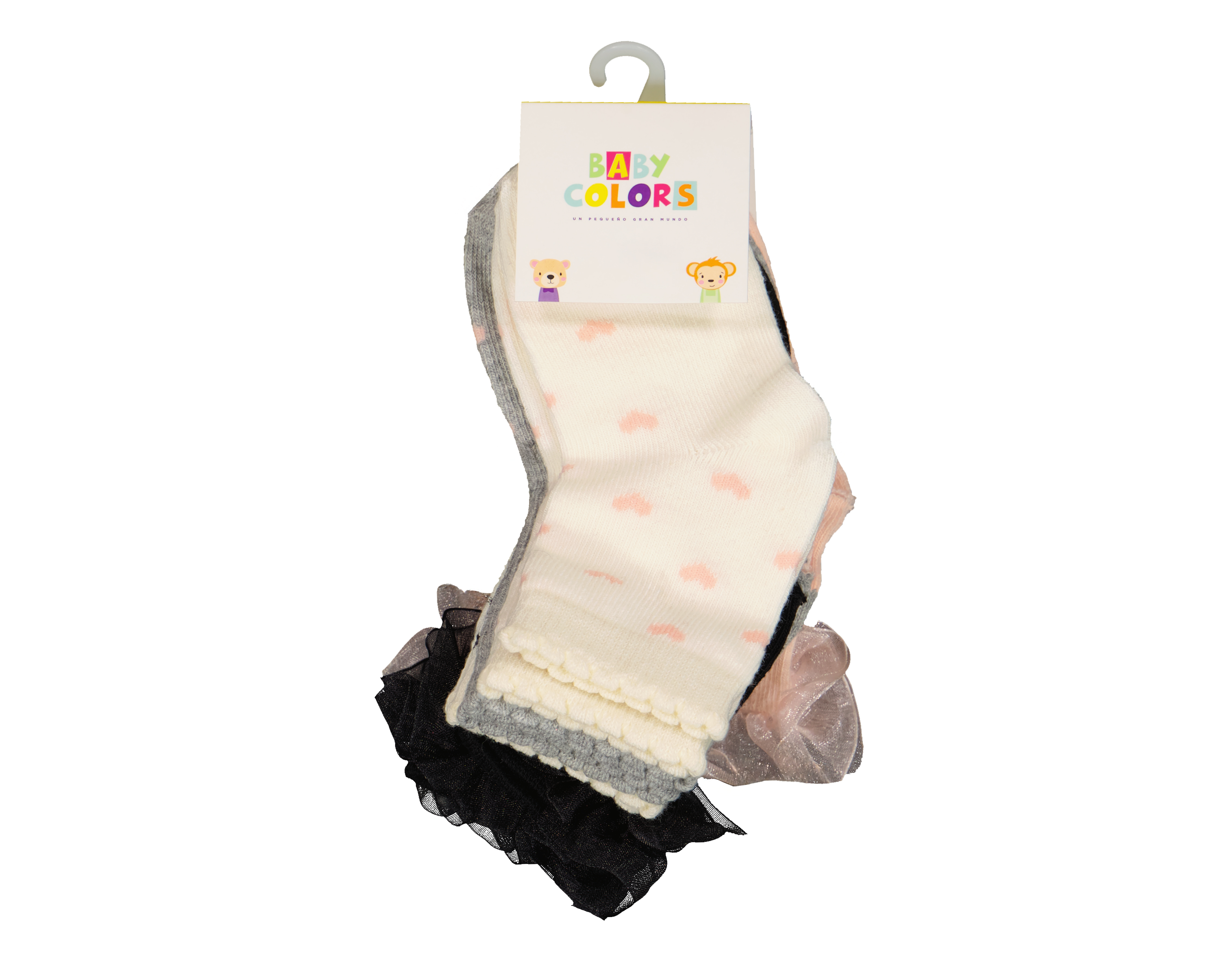 Foto 3 | Foto 3 | Calcetines para Bebé Niña Baby Colors 6 Pares