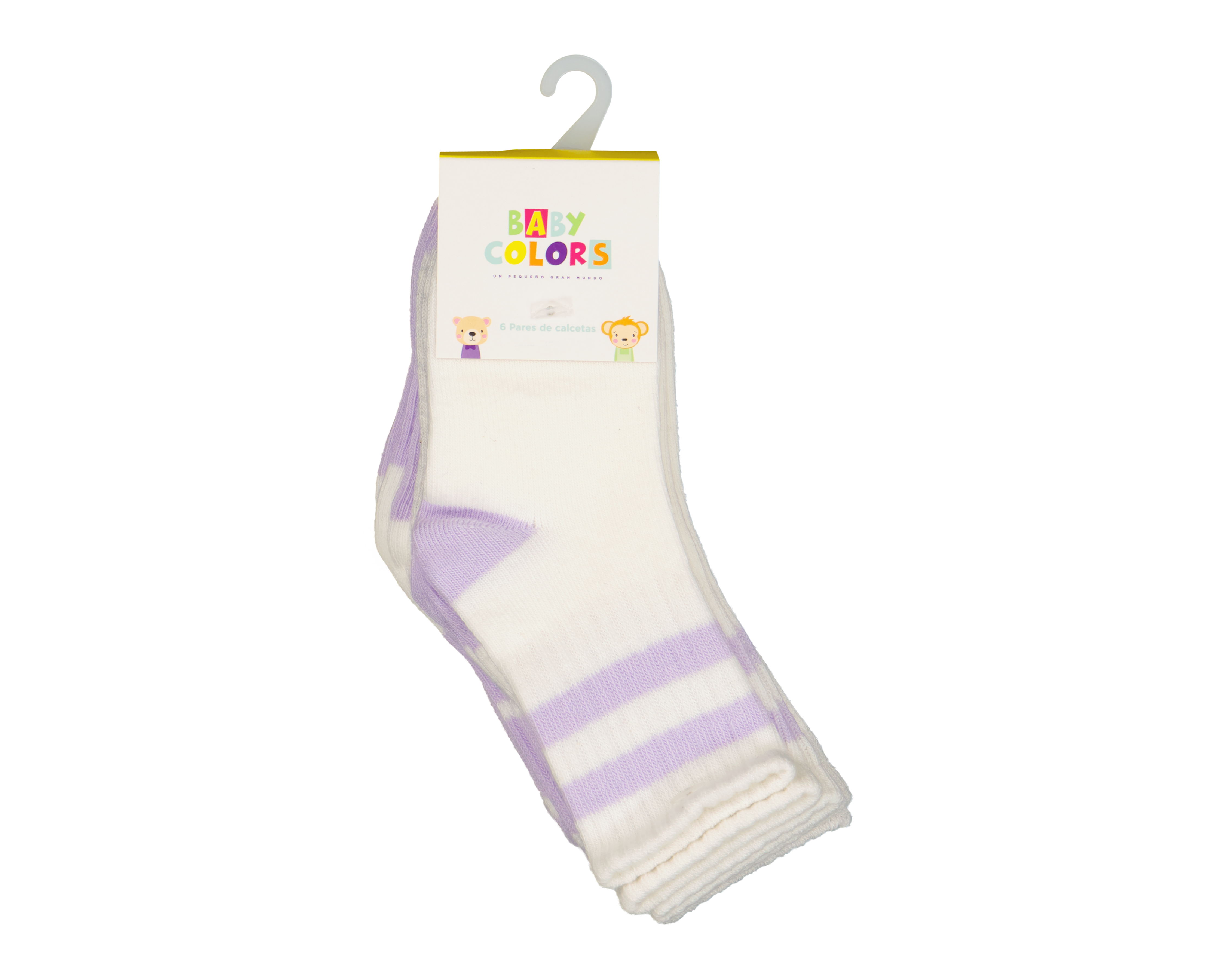 Foto 3 | Foto 3 | Calcetines para Bebé Niña Baby Colors 6 Pares