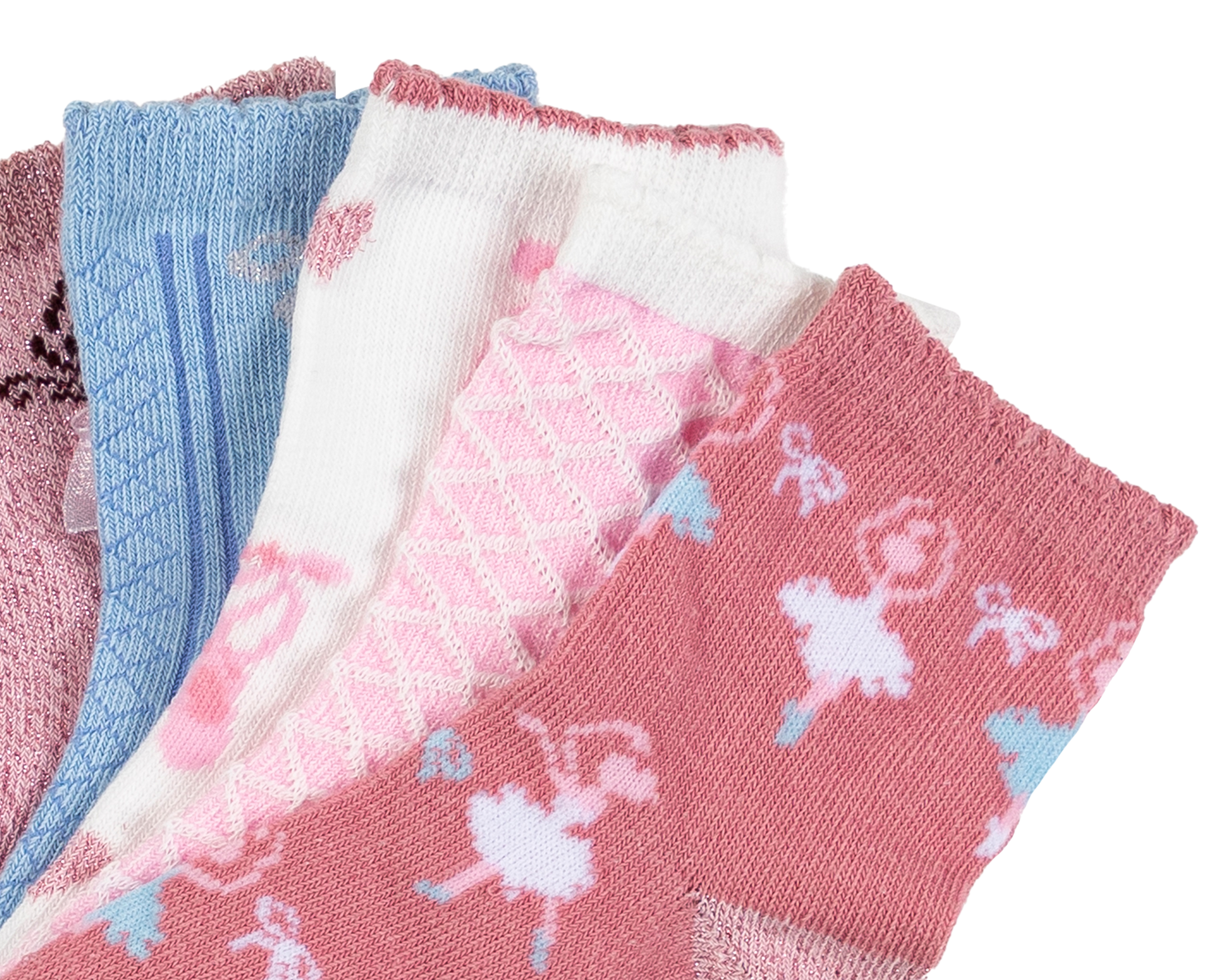 Foto 3 pulgar | Foto 2 | Calcetas para Bebé Niña Baby Colors 5 Pares