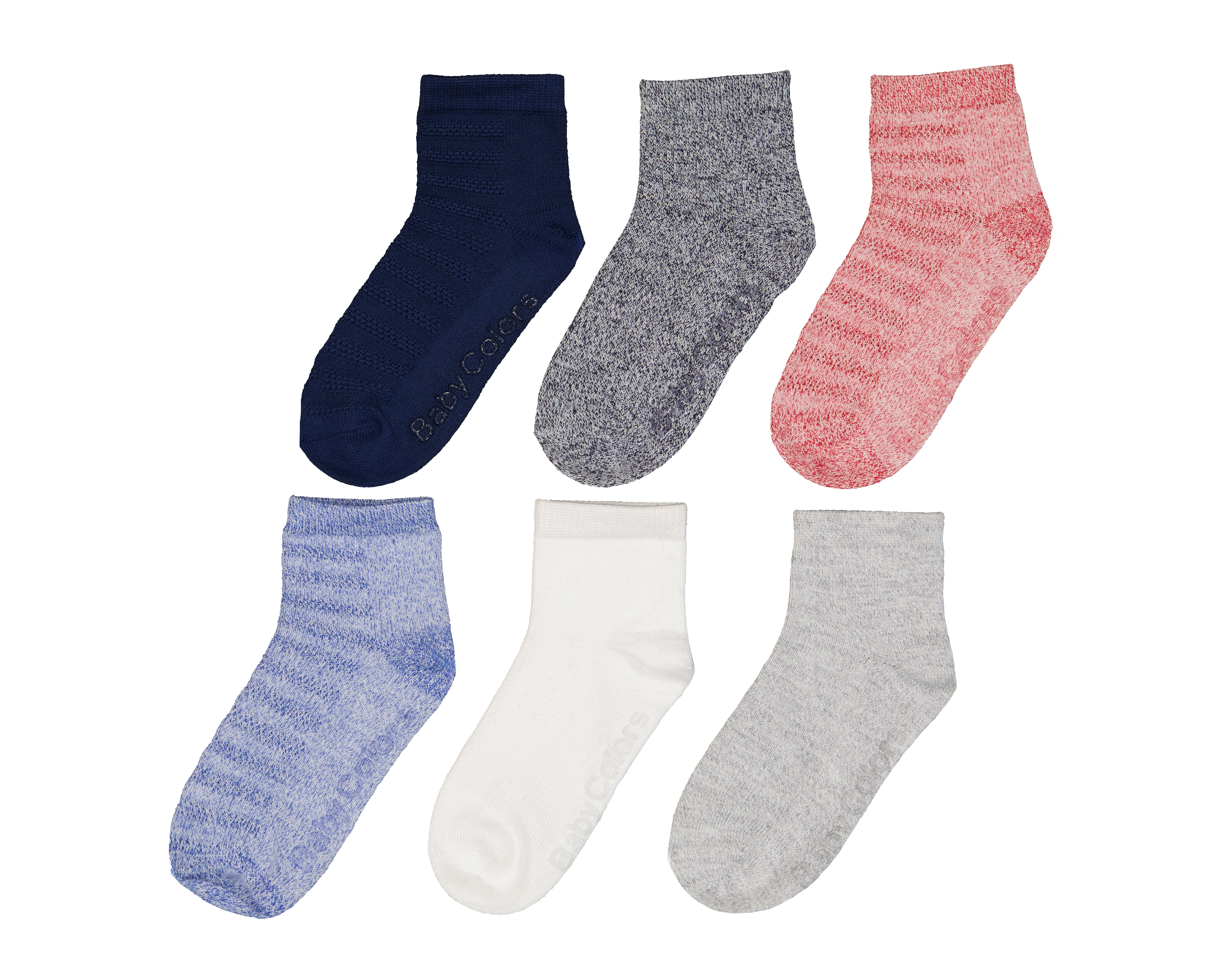 Calcetines para Bebé Niño Baby Colors 6 Pares
