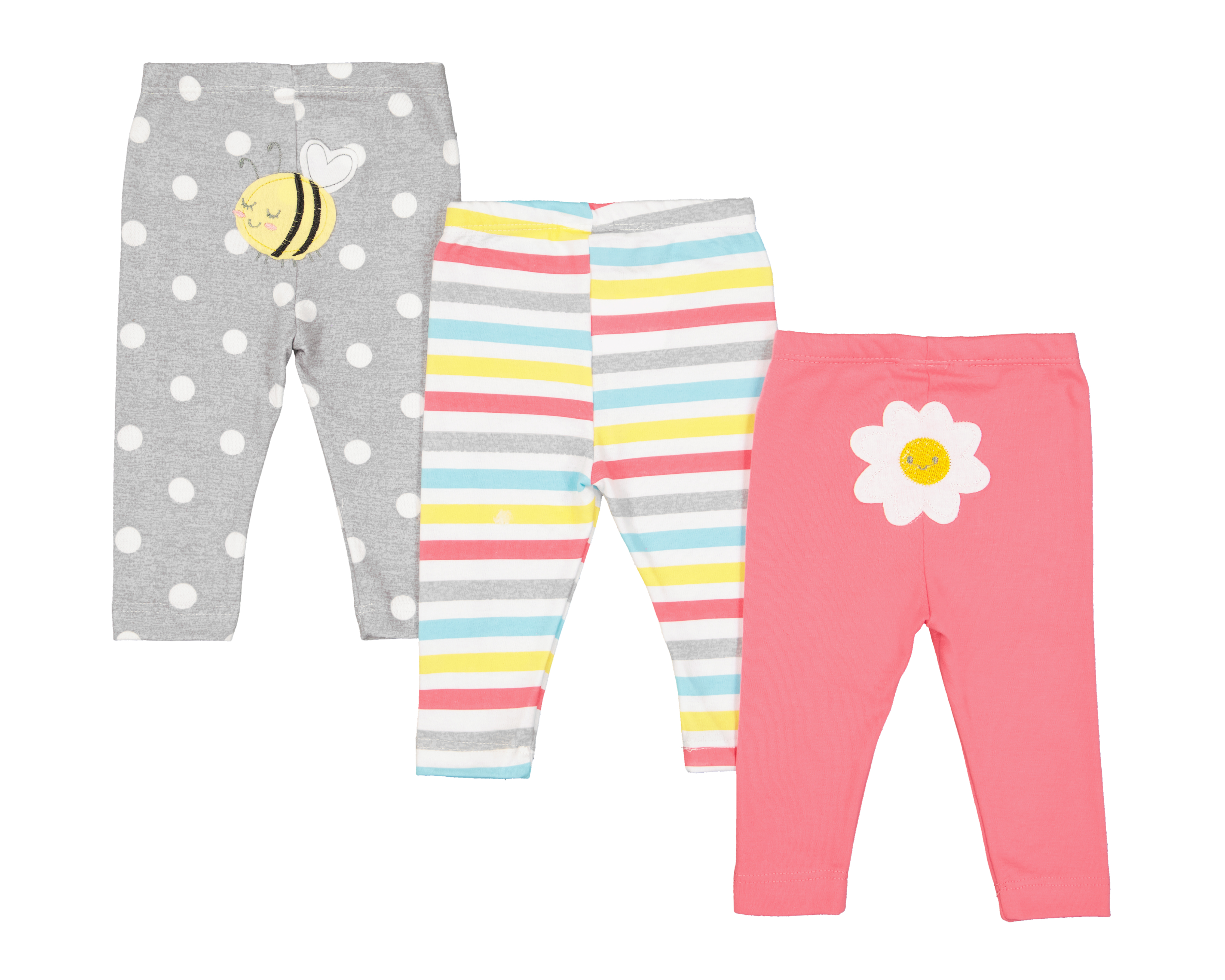 Foto 3 pulgar | Foto 2 | Pantalón para Bebé Niña Baby Colors 3 Piezas