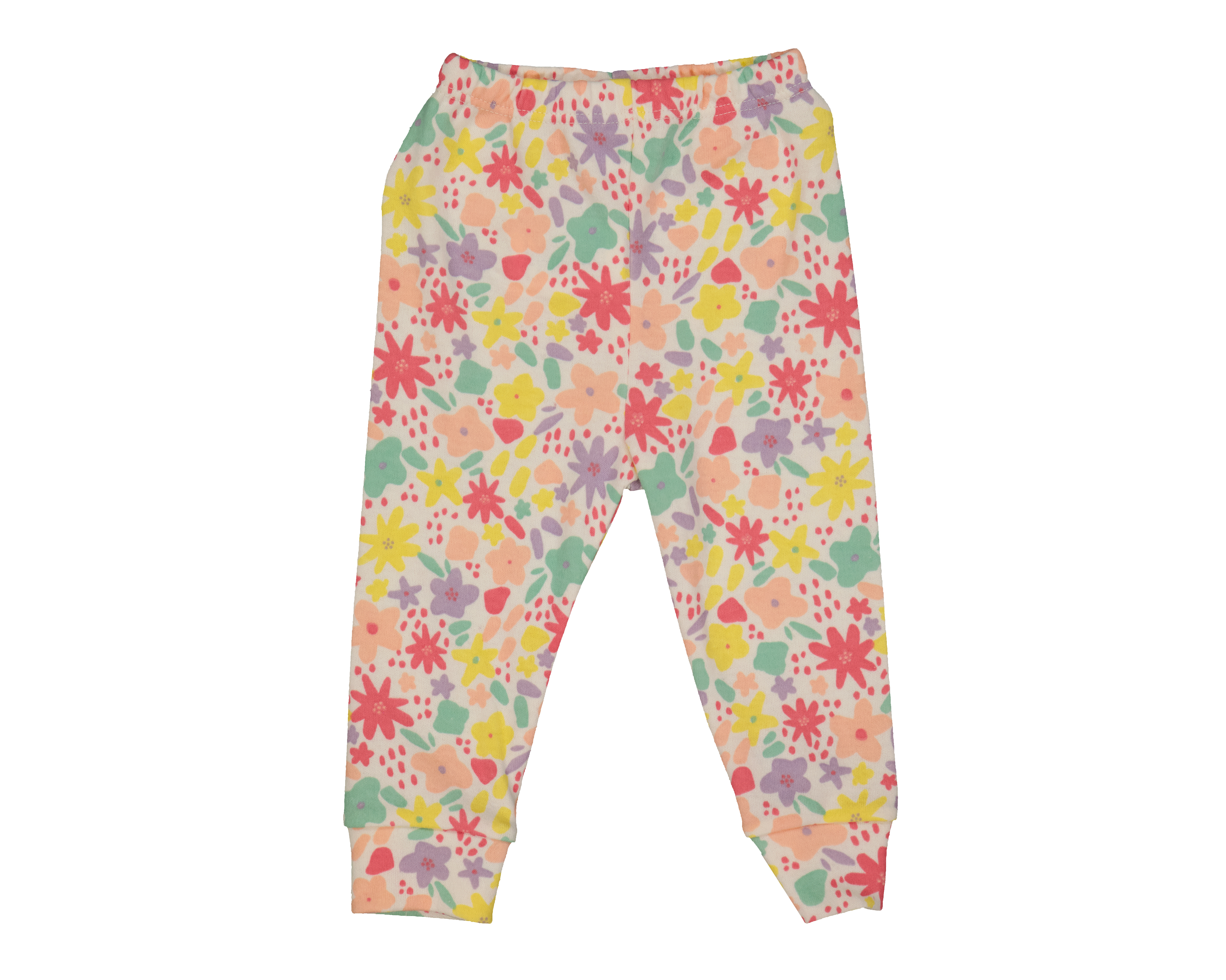 Foto 5 pulgar | Foto 4 | Pantalón para Bebé Niña Baby Colors Estampado 3 Piezas