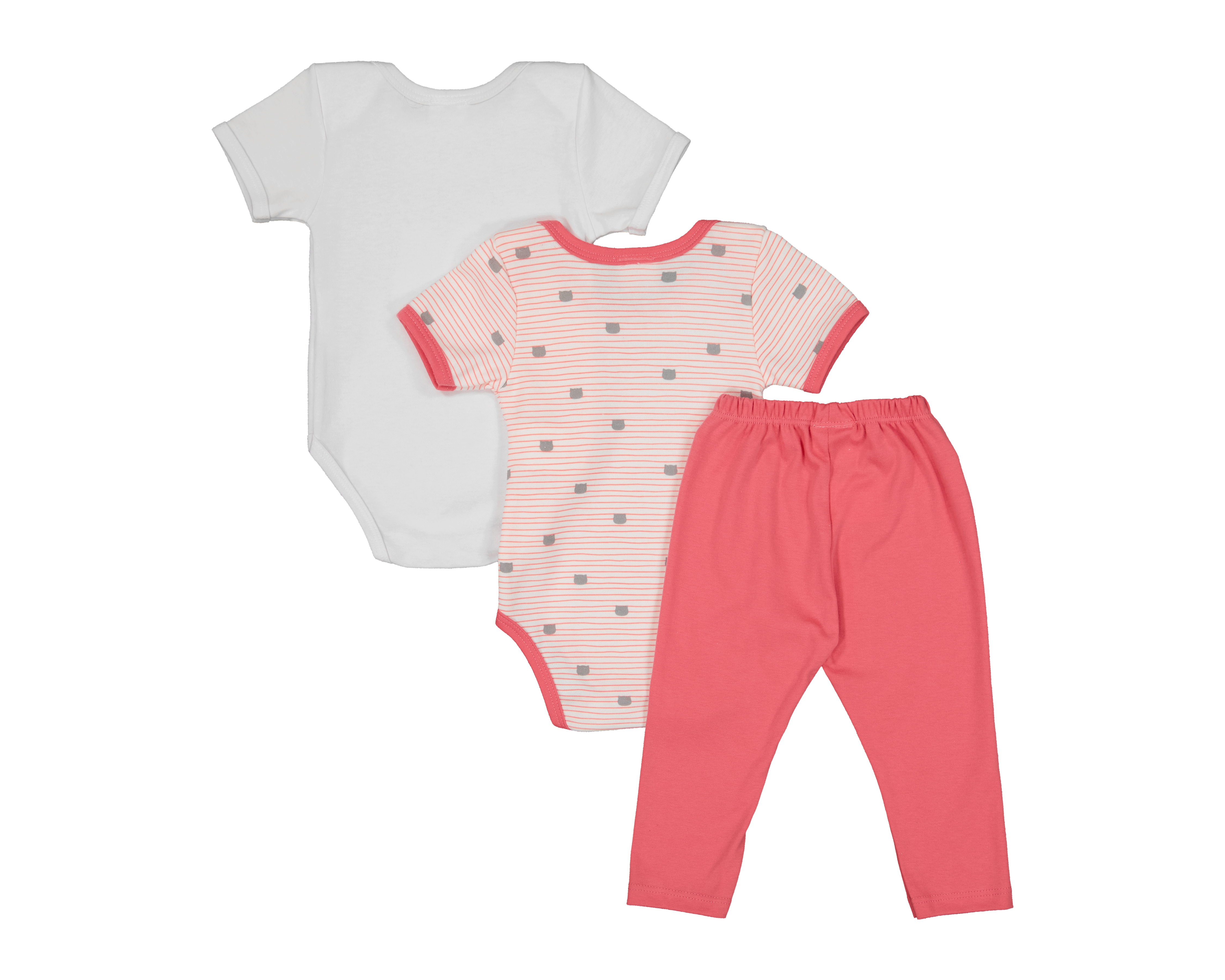 Foto 2 | Foto 2 | Conjunto para Bebé Niña Baby Colors Estampado 3 Piezas