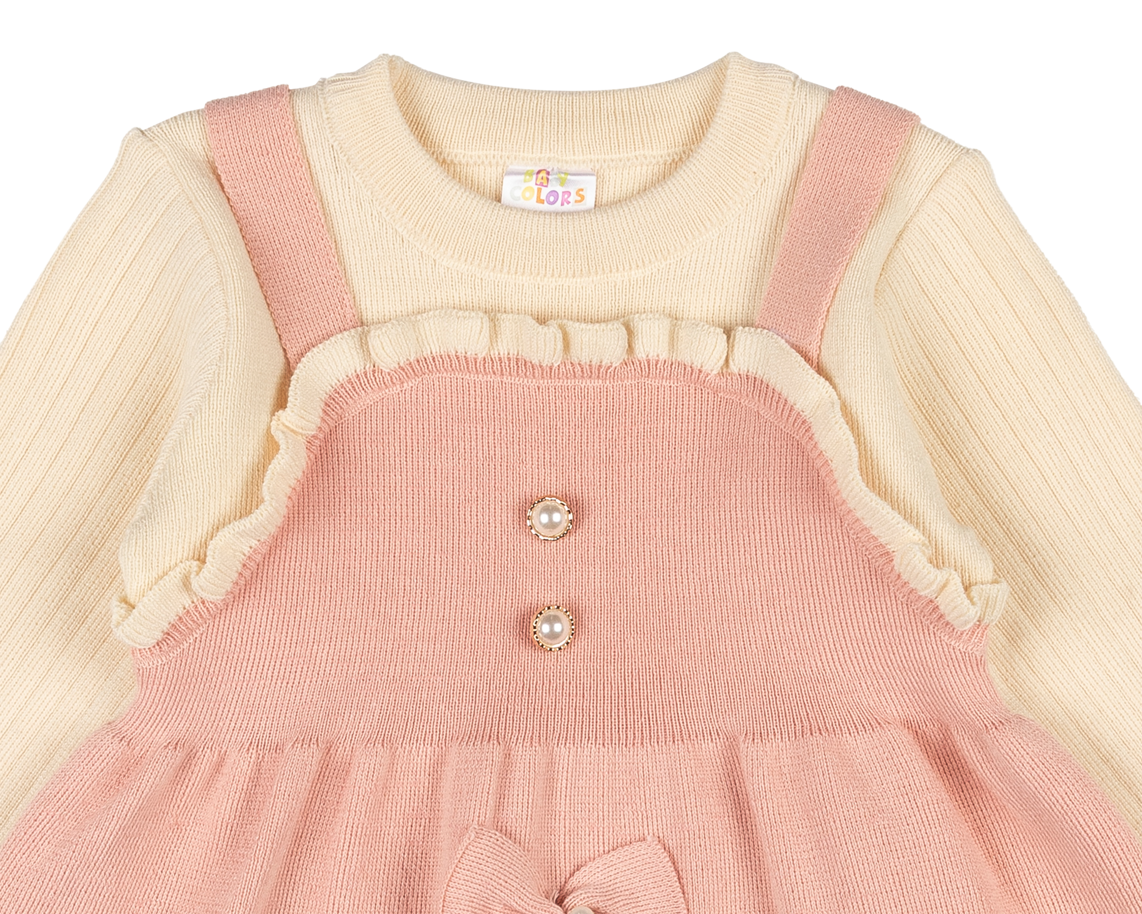 Foto 4 pulgar | Foto 3 | Vestido para Bebé Niña Baby Colors Rosa