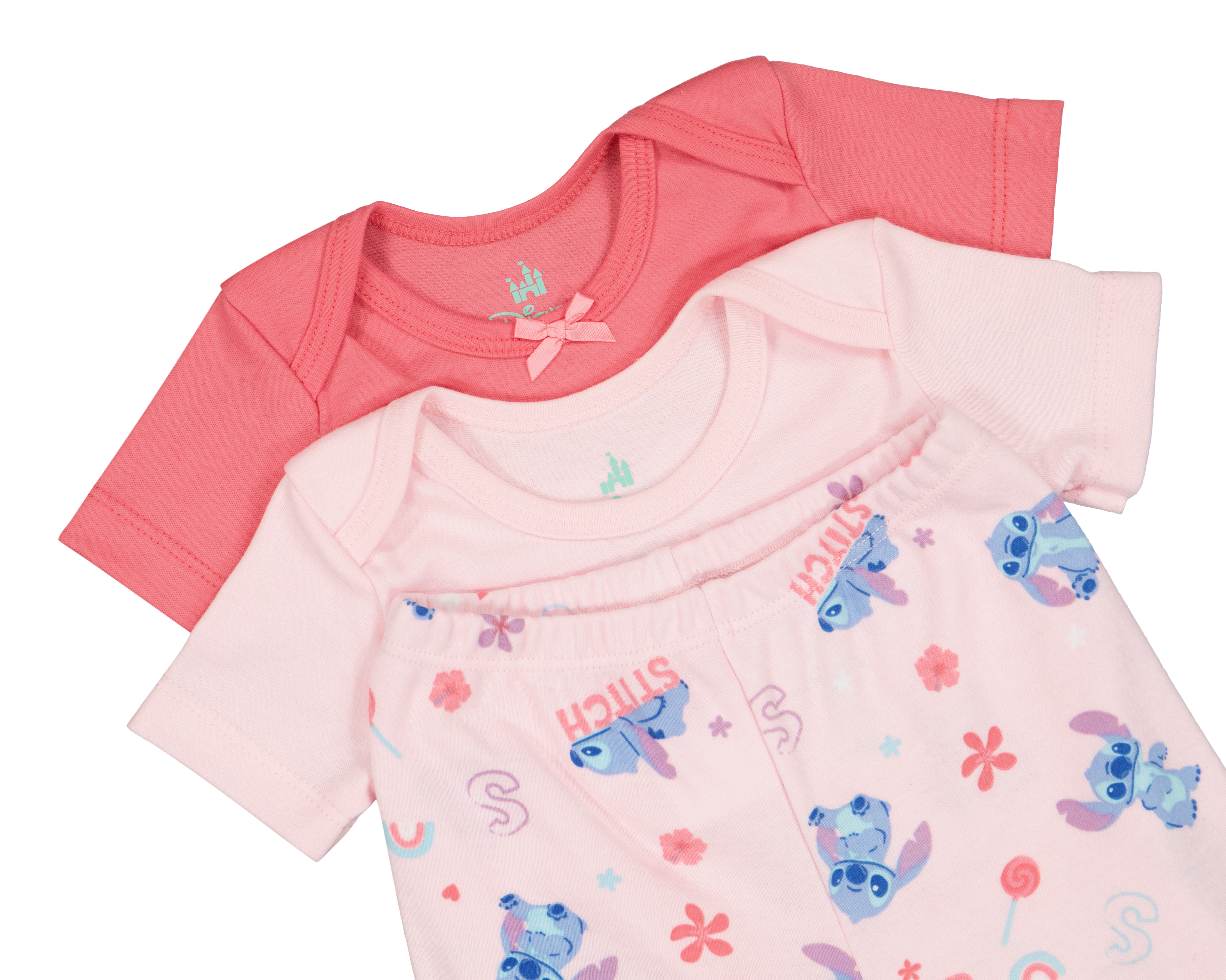 Foto 6 pulgar | Foto 5 | Pañalero para Bebé Niña Disney Baby Lilo & Stitch Rosa