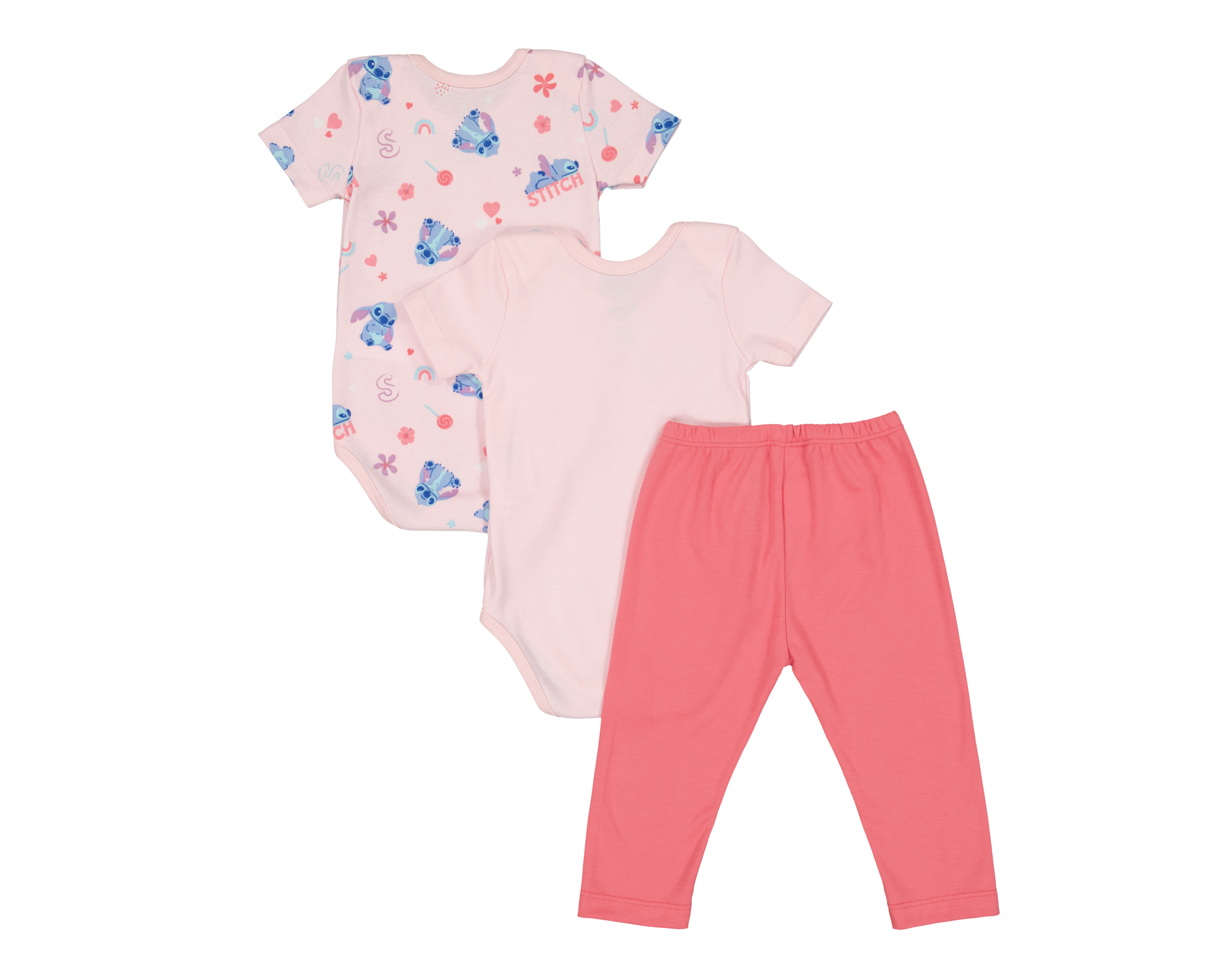 Foto 3 pulgar | Foto 2 | Pañalero para Bebé Niña Disney Baby Lilo & Stitch Rosa