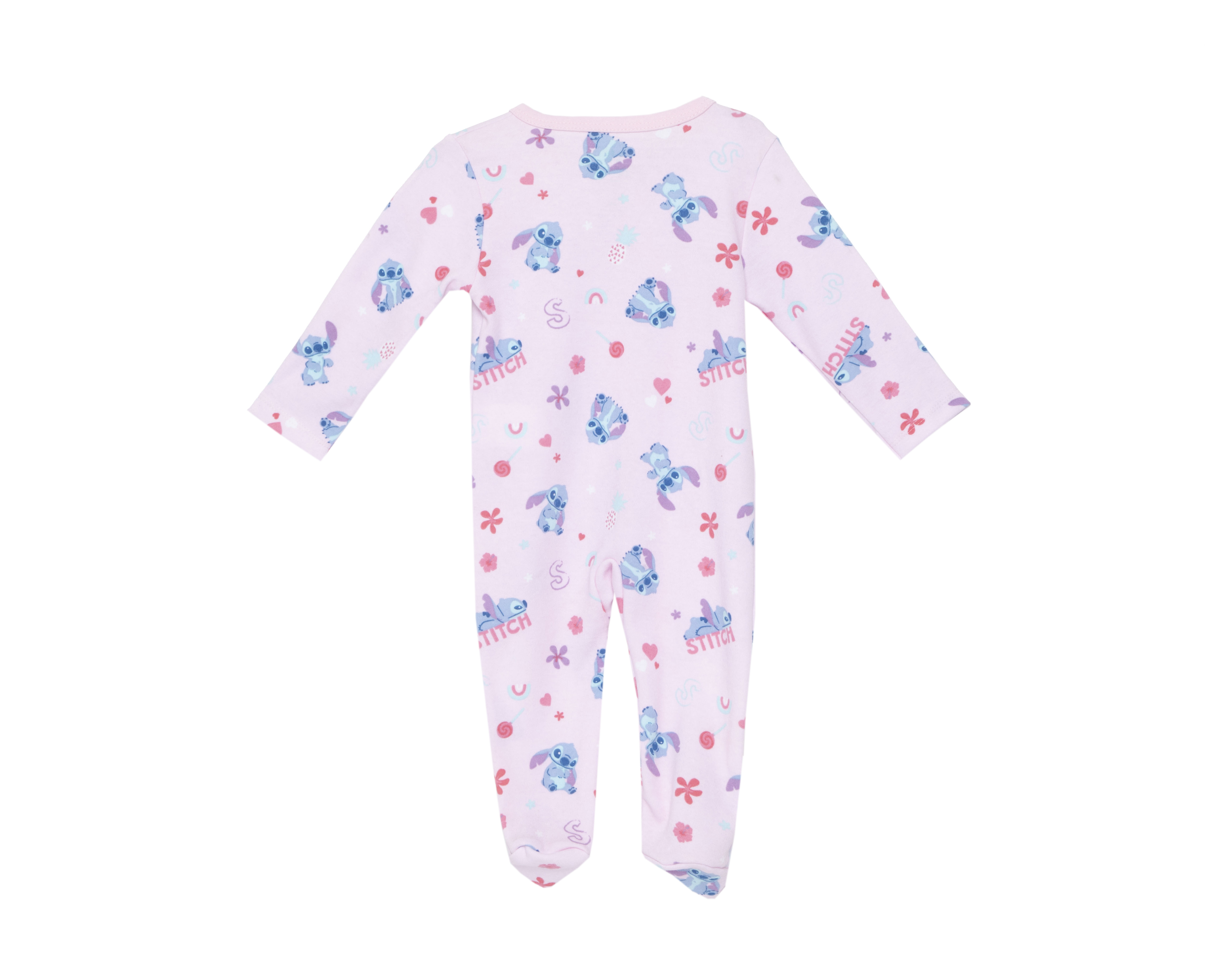 Foto 3 pulgar | Foto 2 | Mameluco para Bebé Niña Disney Lilo & Stitch Estampado