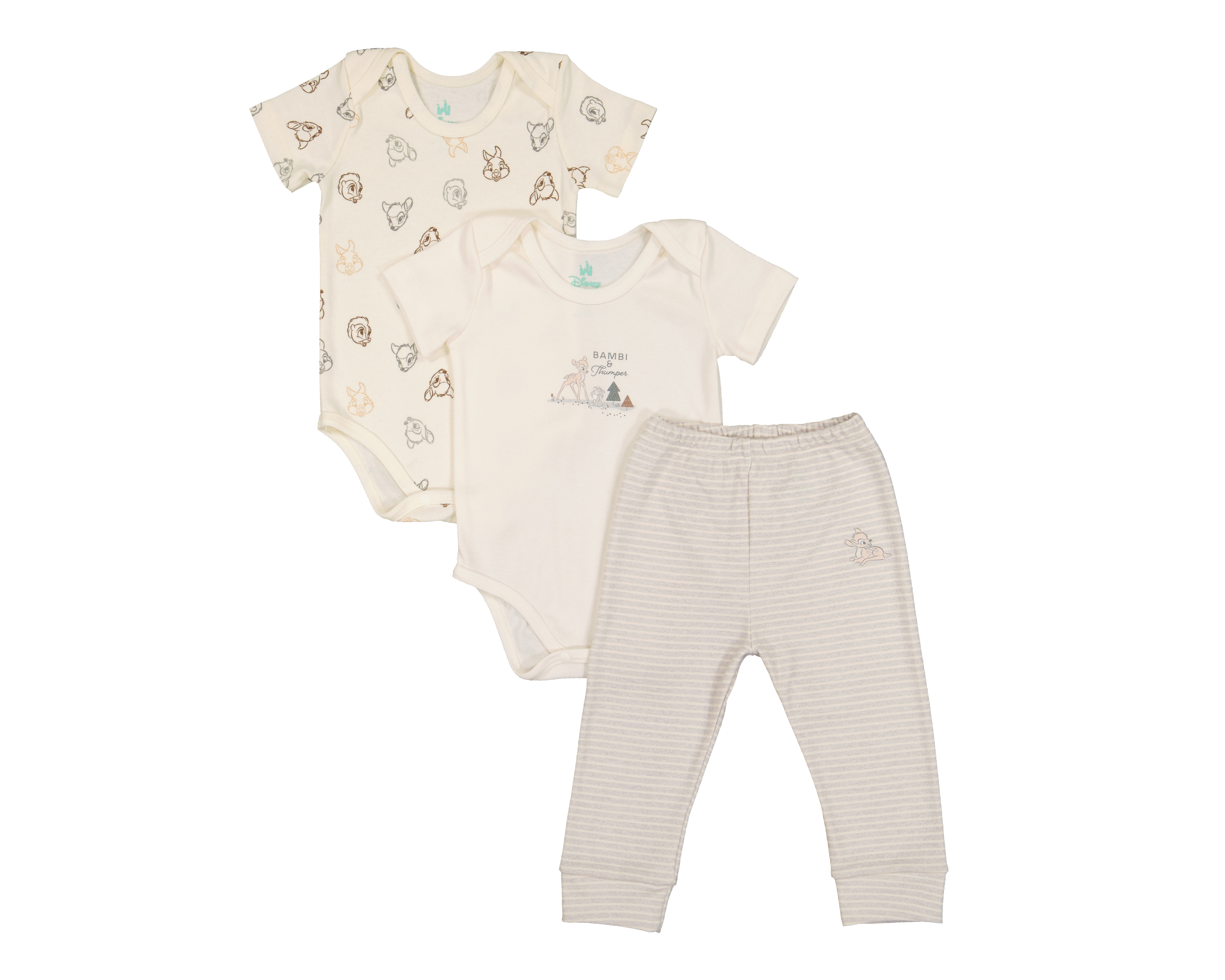 Pañalero para Bebé Disney Baby Bambi 3 Piezas
