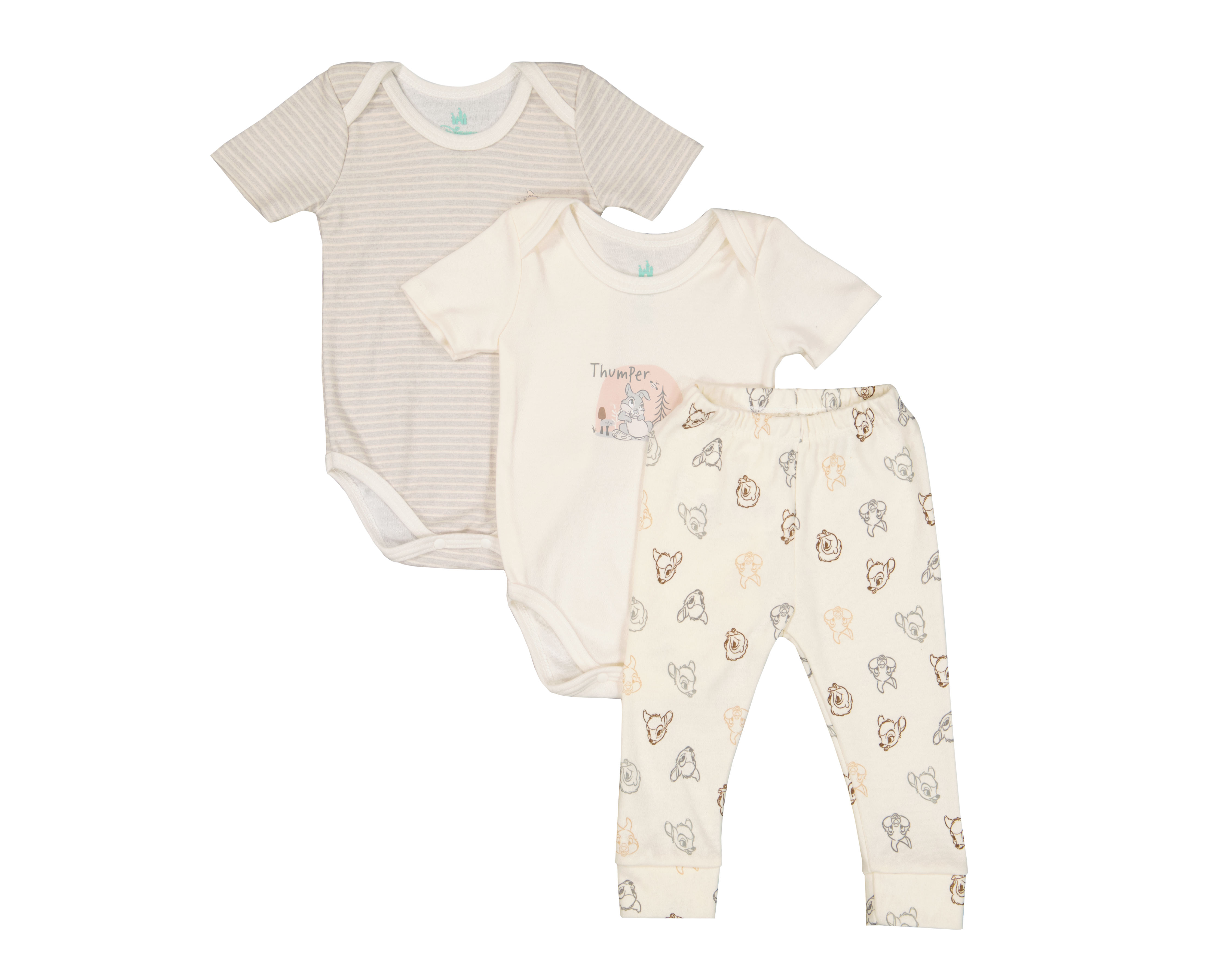 Foto 2 pulgar | Foto 1 | Conjunto para Bebé Niño Disney Baby 3 Piezas