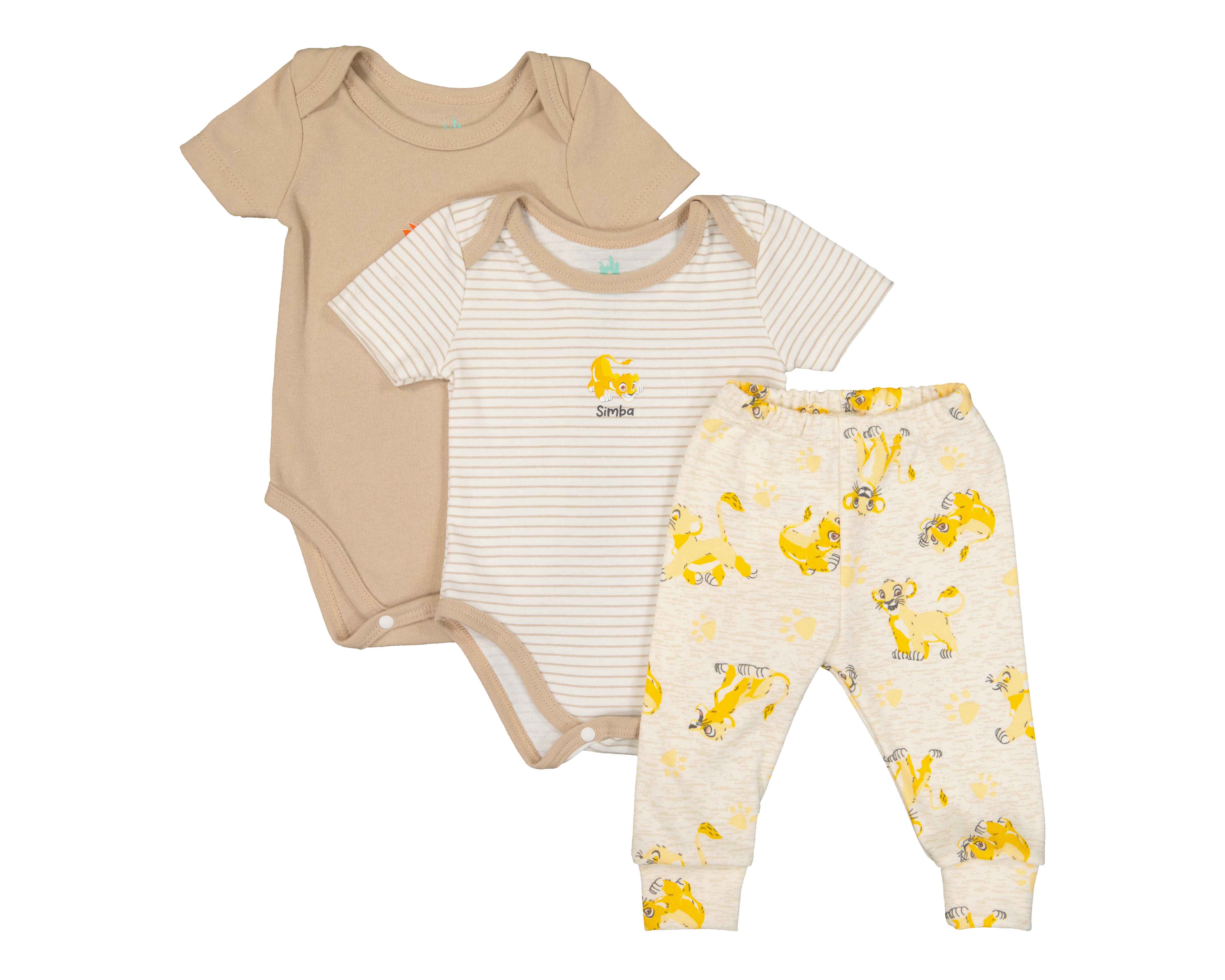 Foto 2 pulgar | Foto 1 | Conjunto para Bebé Niño Disney El Rey León 3 Piezas