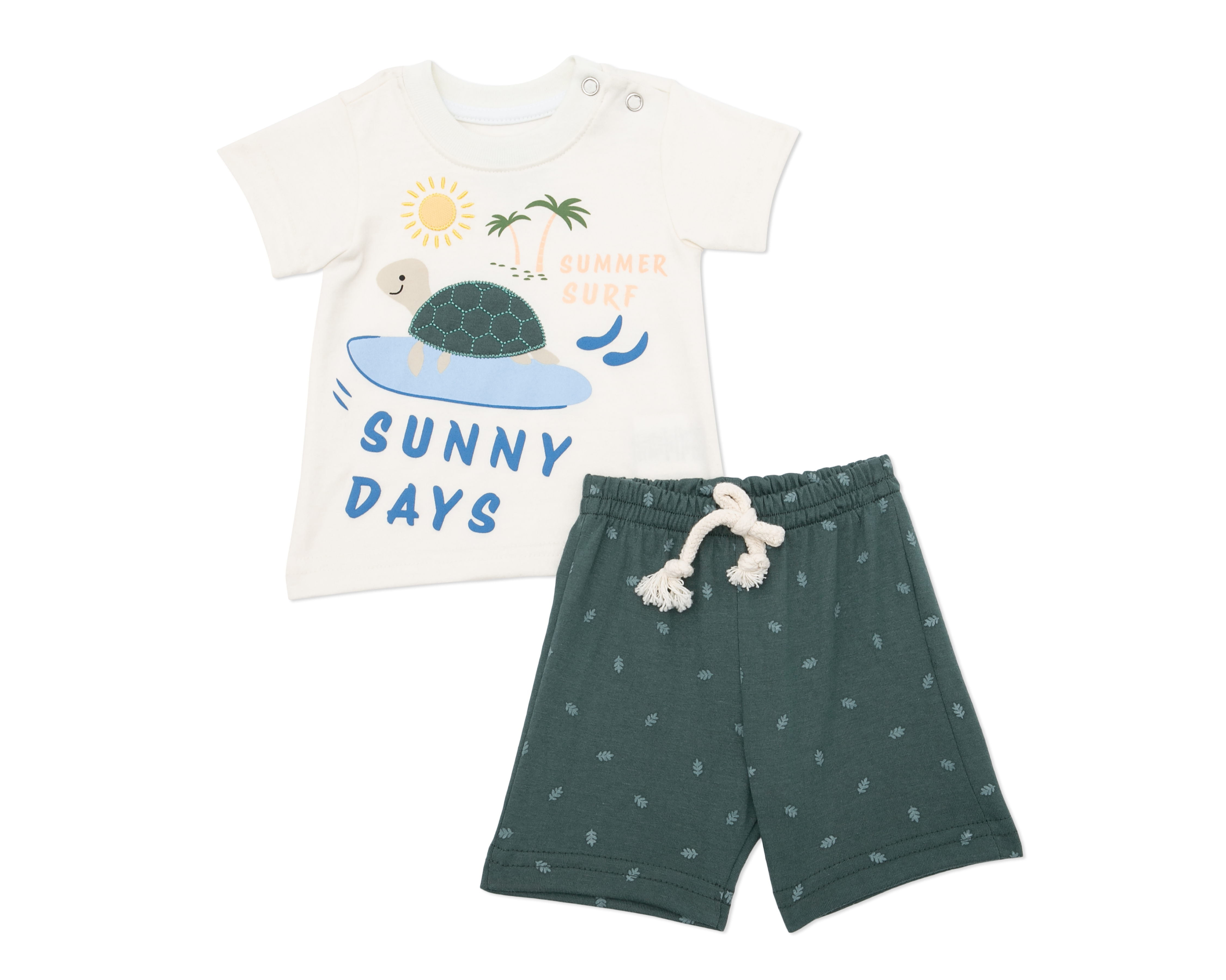 Foto 1 | Foto 1 | Conjunto para Bebe Niño Baby Colors Estampado 2 Piezas