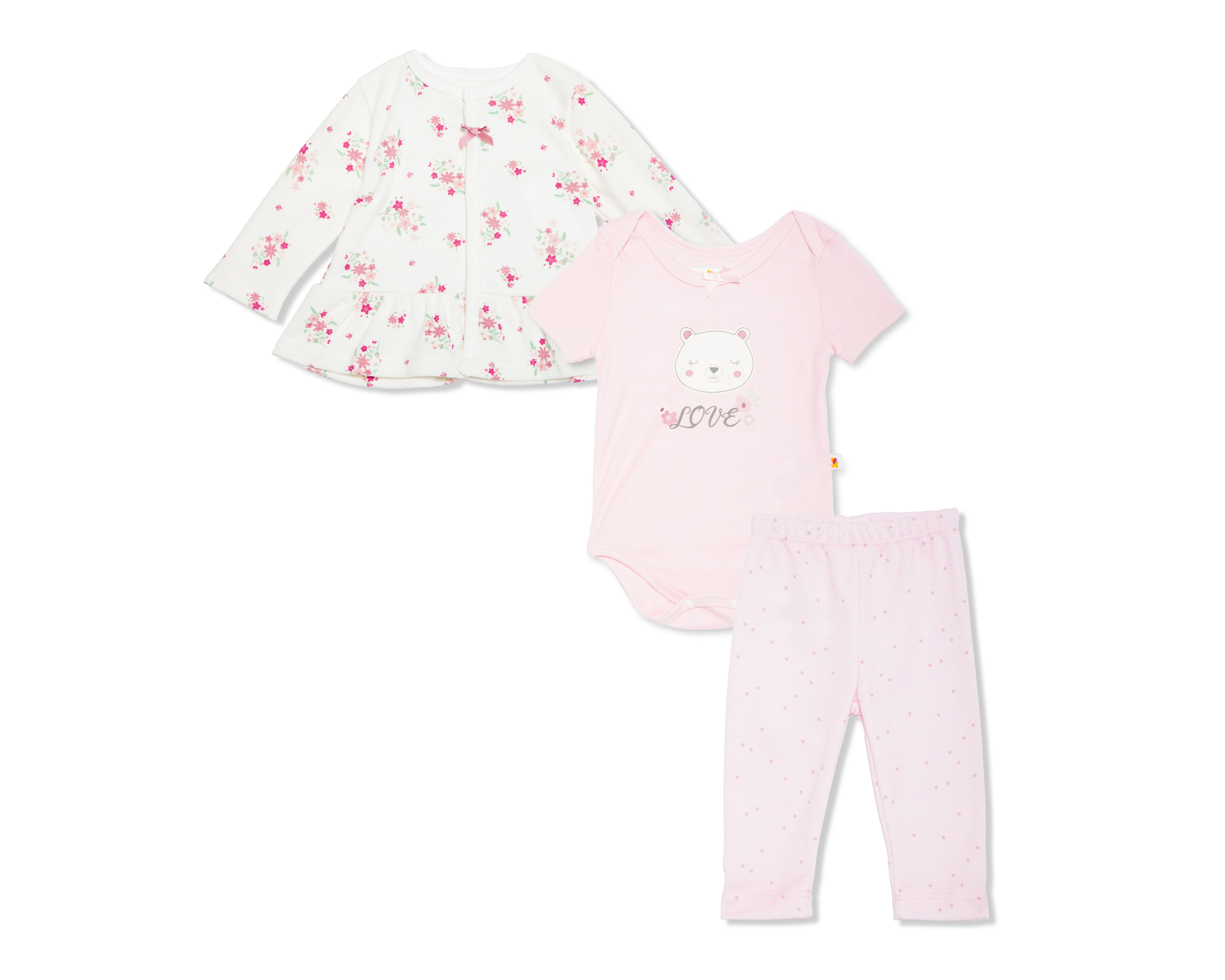 Conjunto para Bebé Niña Baby Circus 3 Piezas