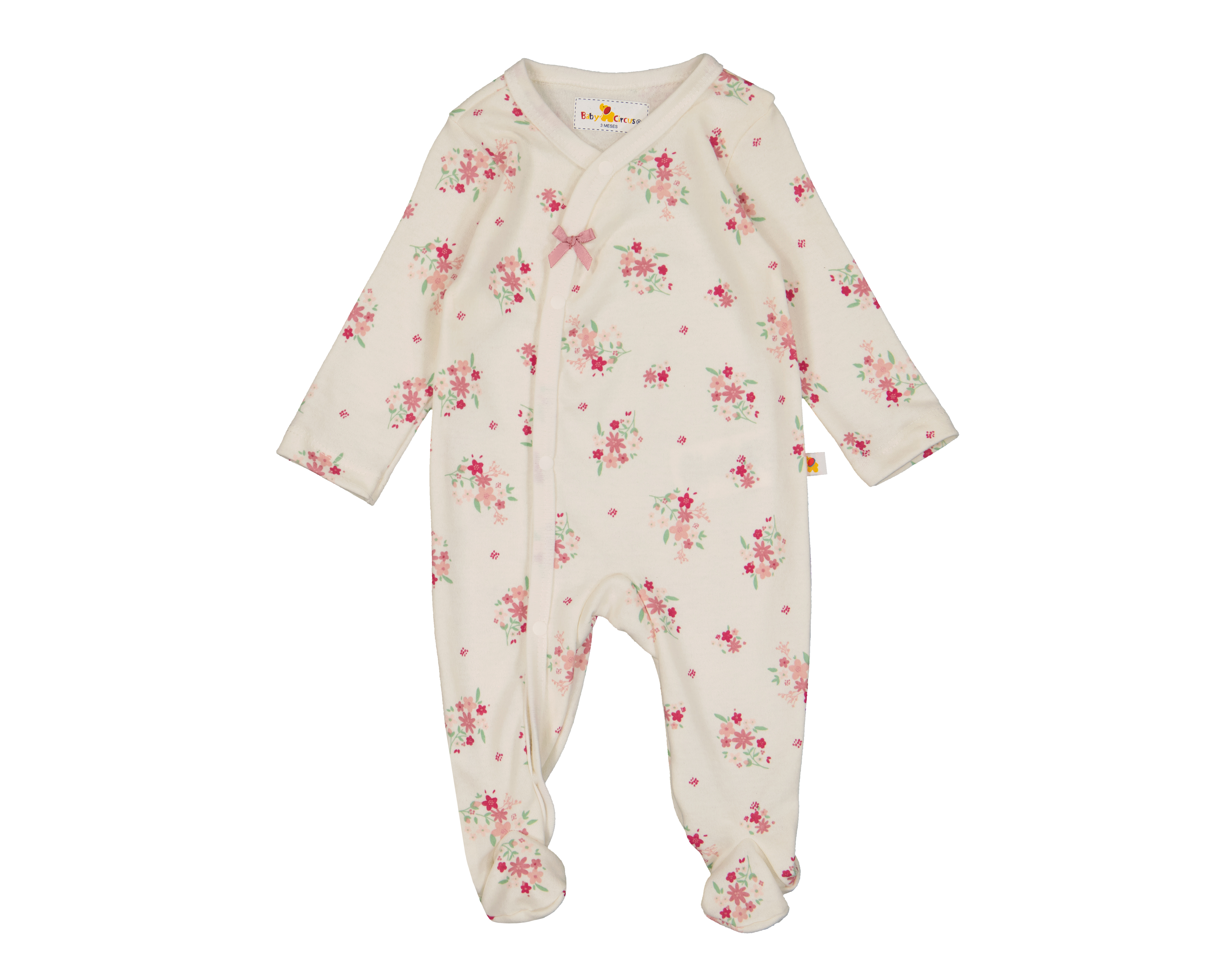 Foto 2 pulgar | Foto 1 | Mameluco para Bebé Niña Baby Circus con Estampado