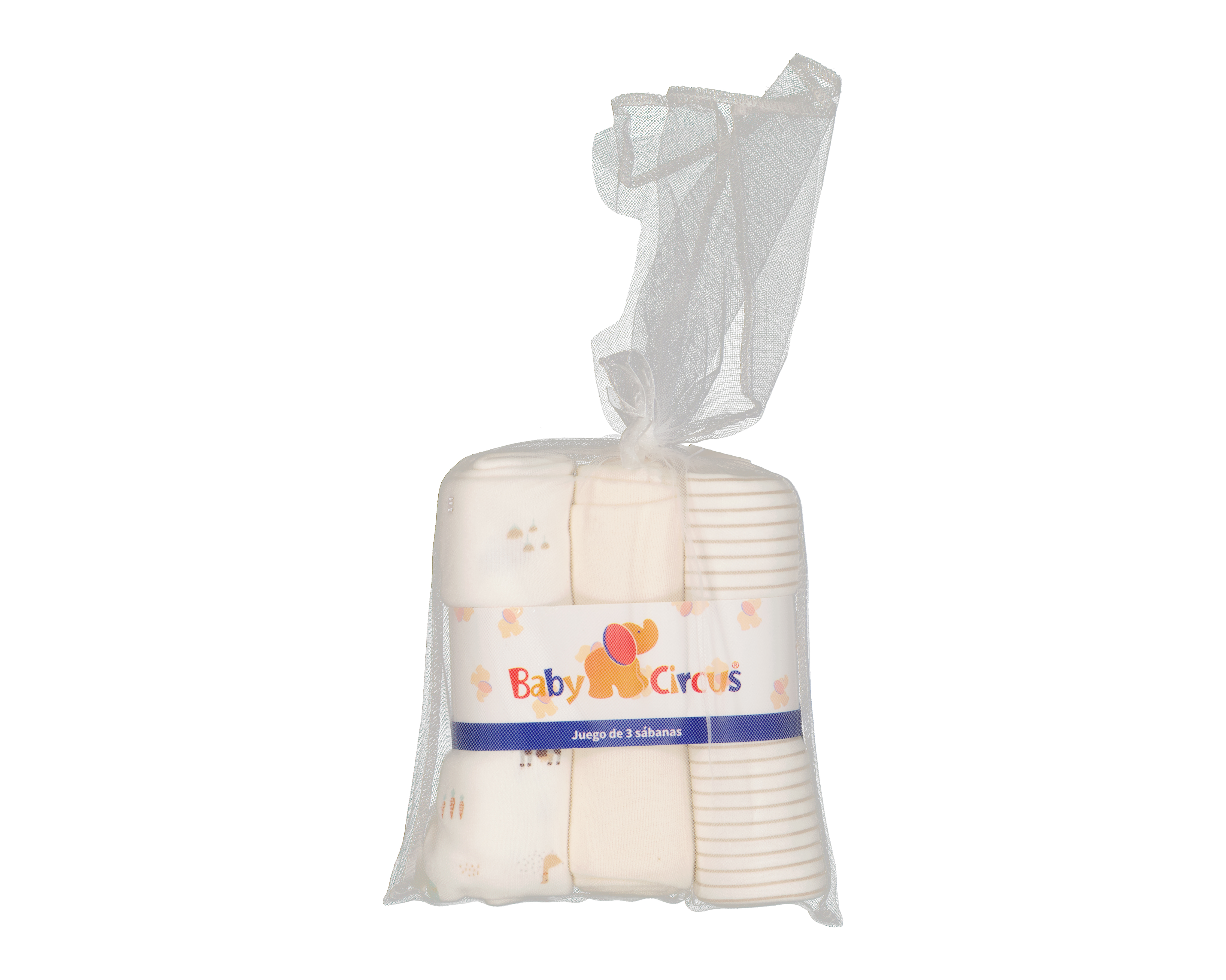 Foto 8 pulgar | Foto 7 | Sábana para Bebé Baby Circus Beige 3 Piezas