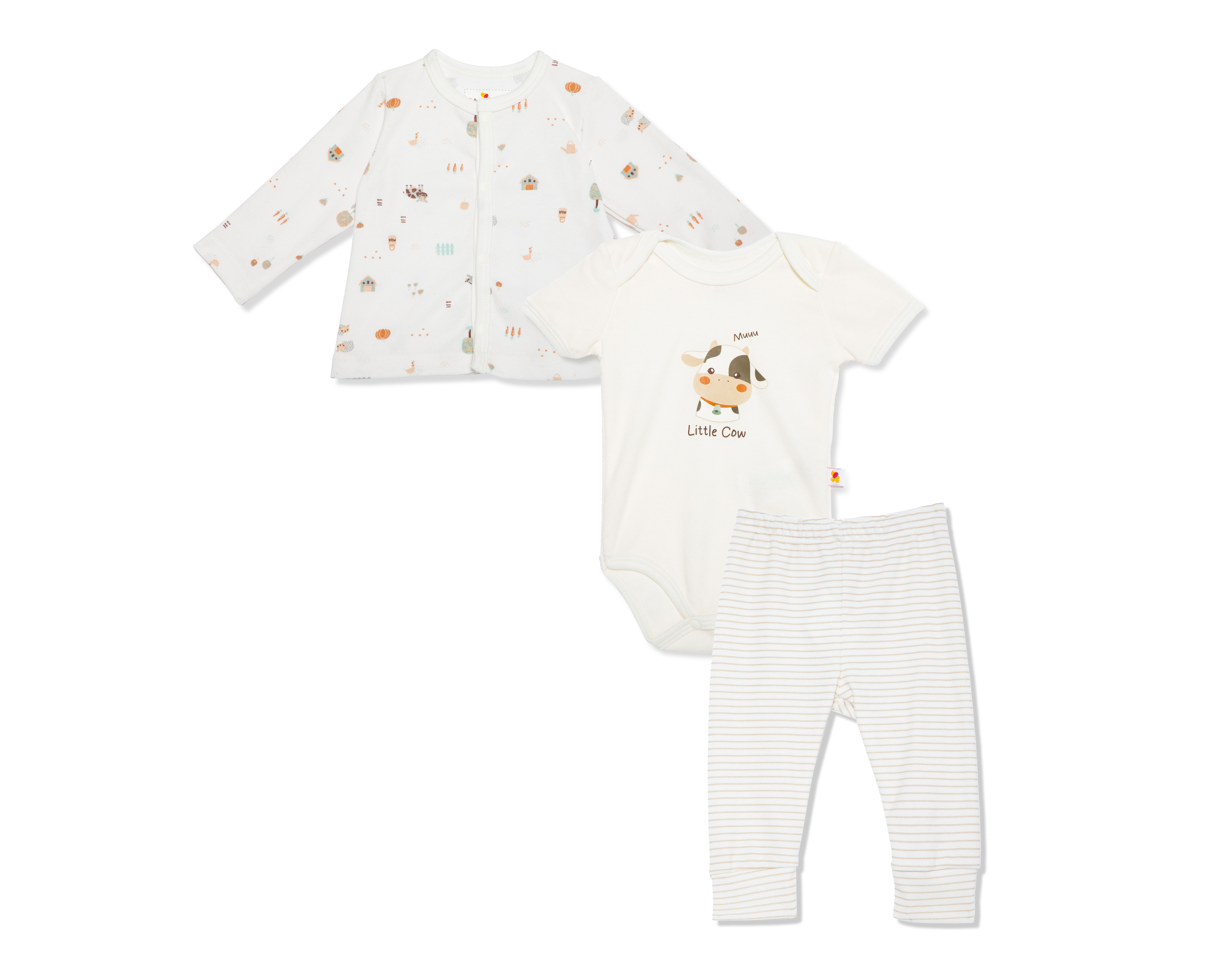 Foto 1 | Foto 1 | Conjunto para Bebé Niño Baby Circus 3 Piezas