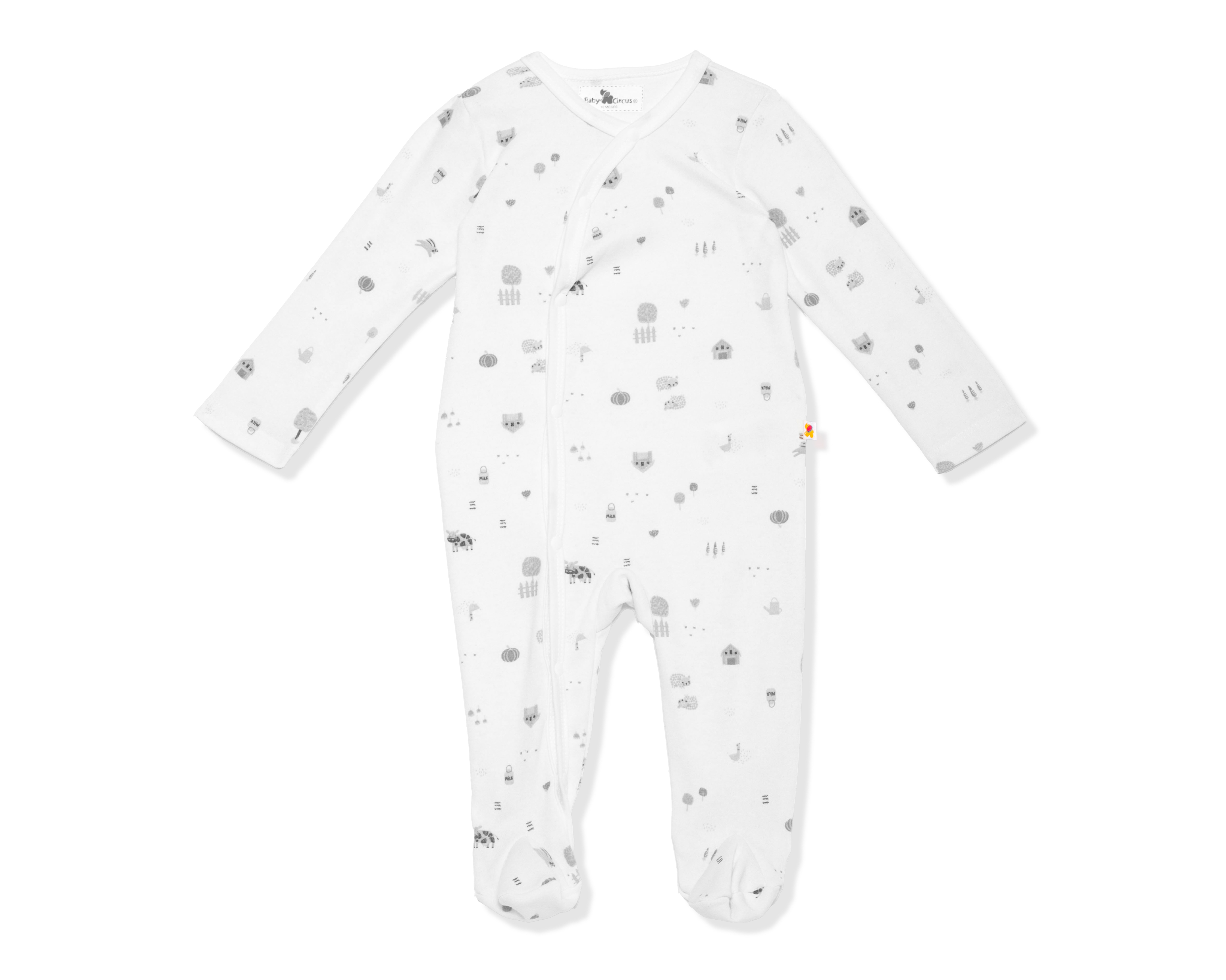 Foto 2 pulgar | Foto 1 | Mameluco para Bebé Niño Baby Circus con Estampado