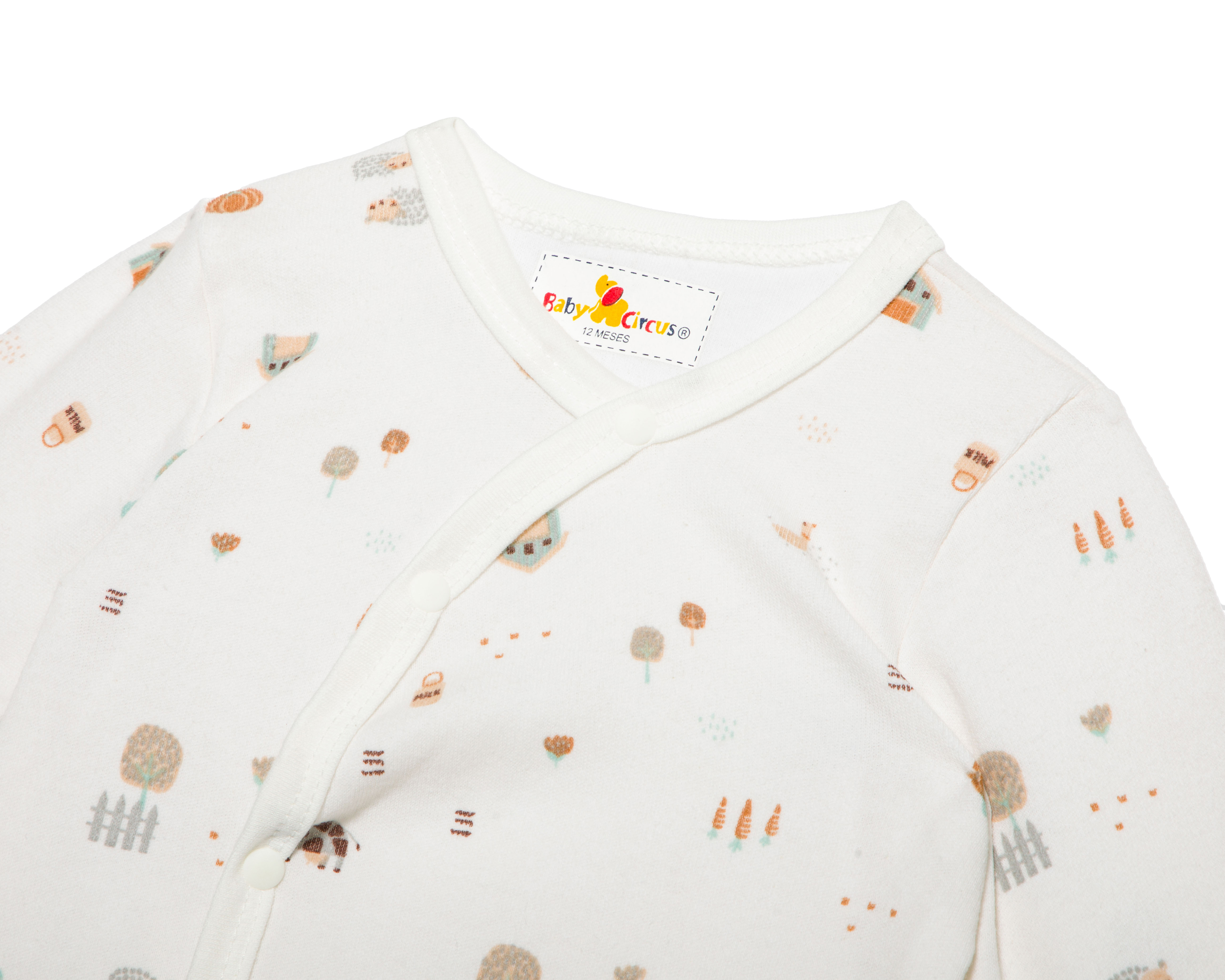 Foto 4 pulgar | Foto 3 | Mameluco para Bebé Niño Baby Circus con Estampado