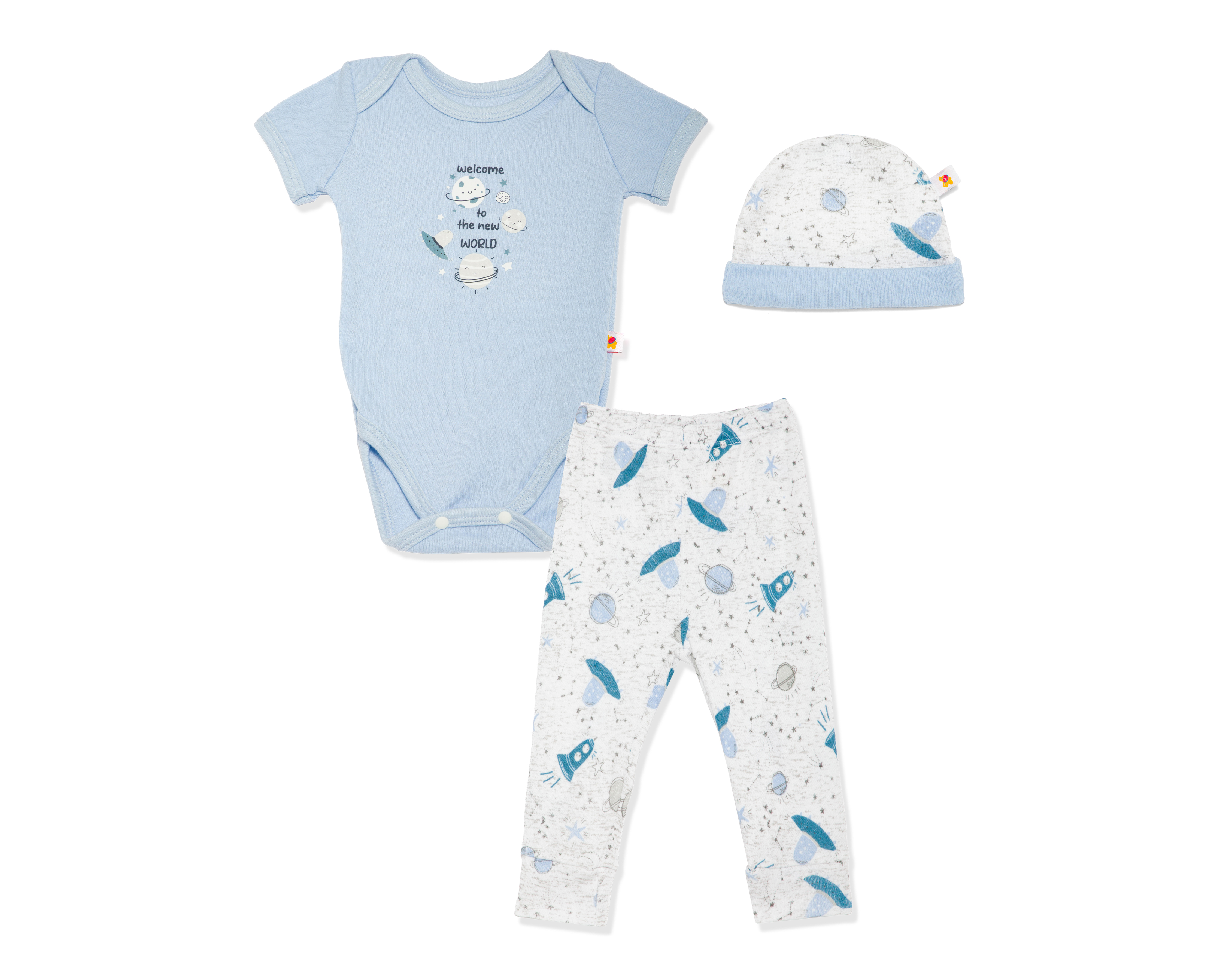 Foto 1 | Foto 1 | Conjunto para Bebé Niño Baby Circus 3 Piezas