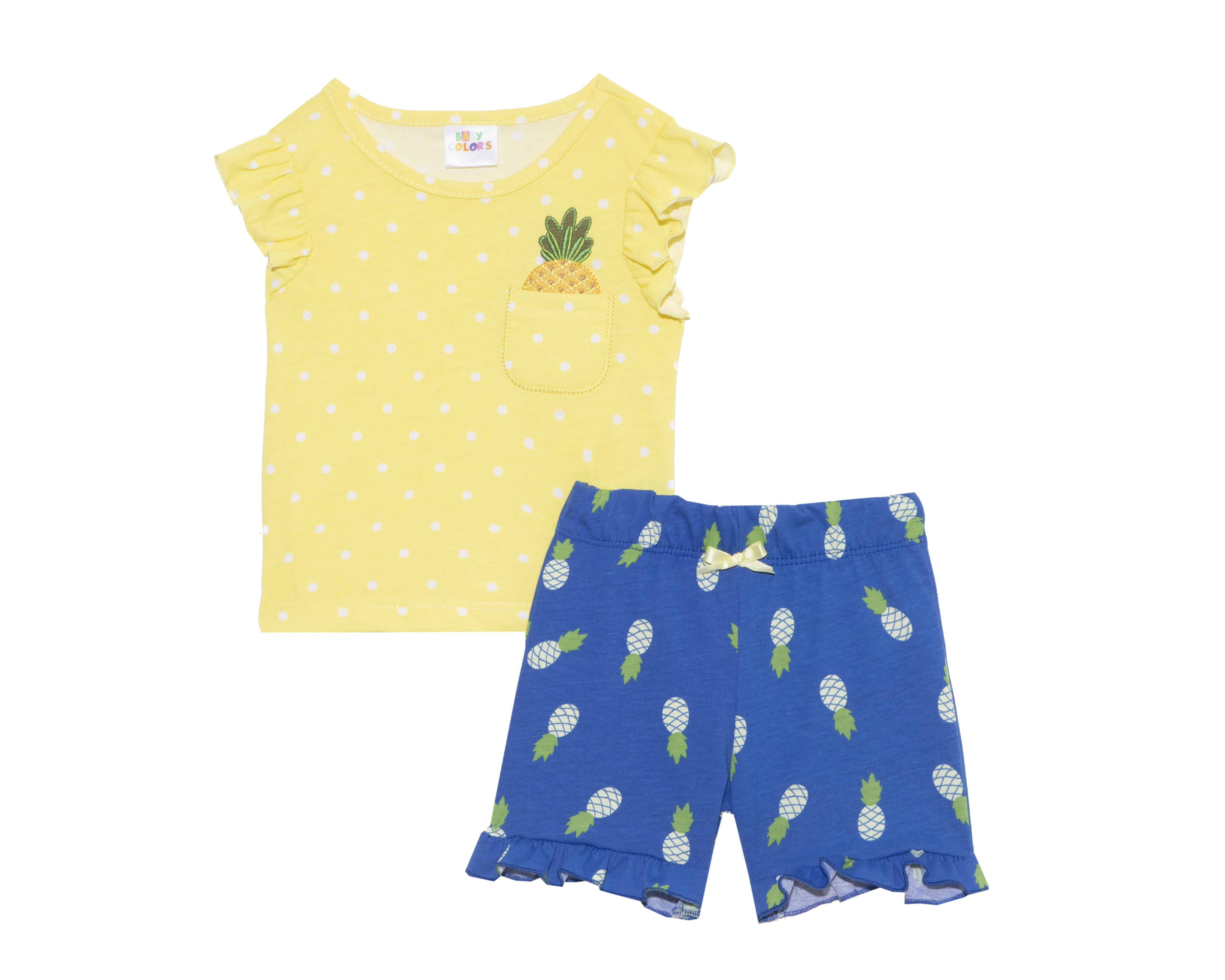 Foto 1 | Foto 1 | Short y Playera para Bebé Niña Baby Colors