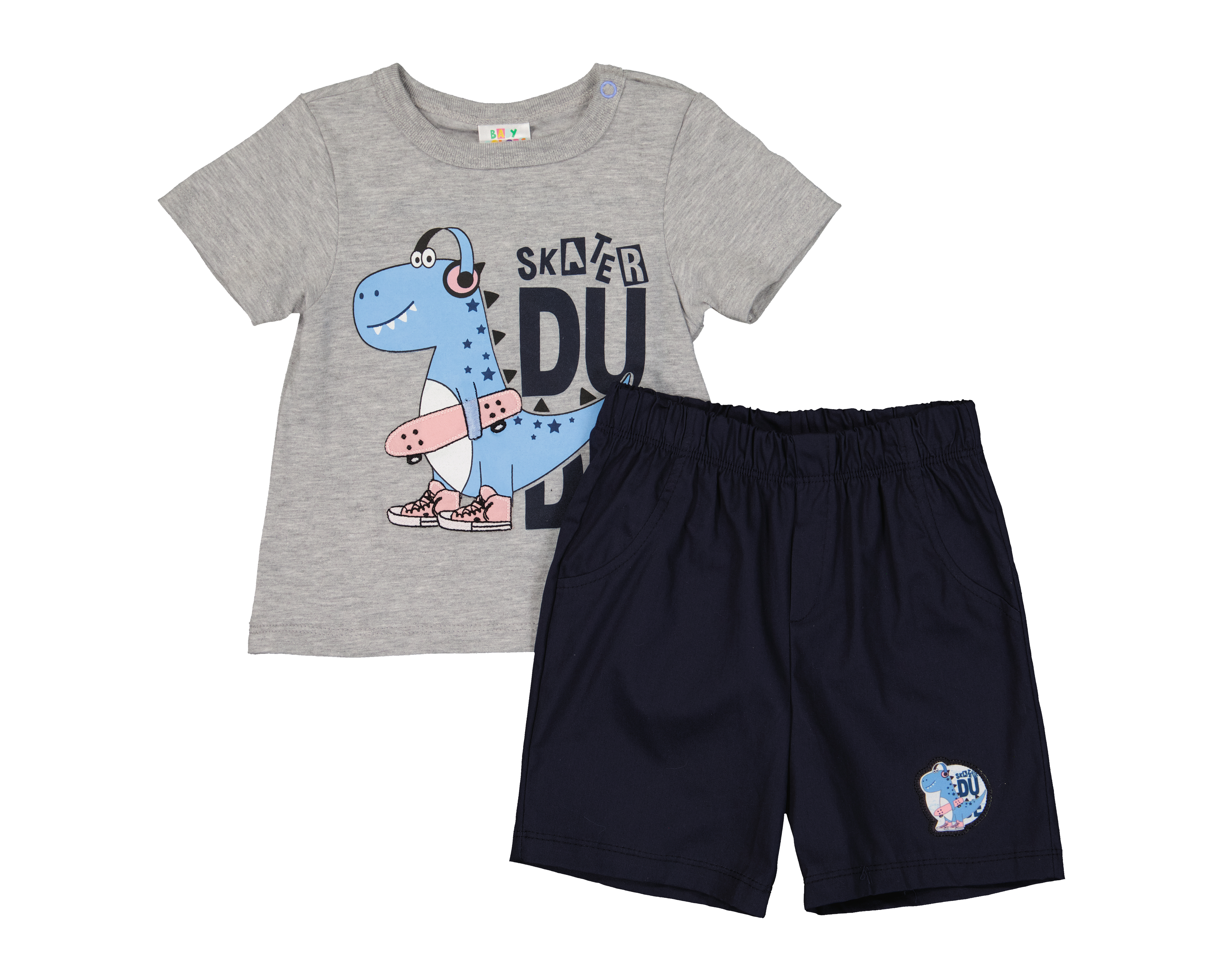 Foto 2 pulgar | Foto 1 | Short y Playera para Bebé Niño Baby Colors