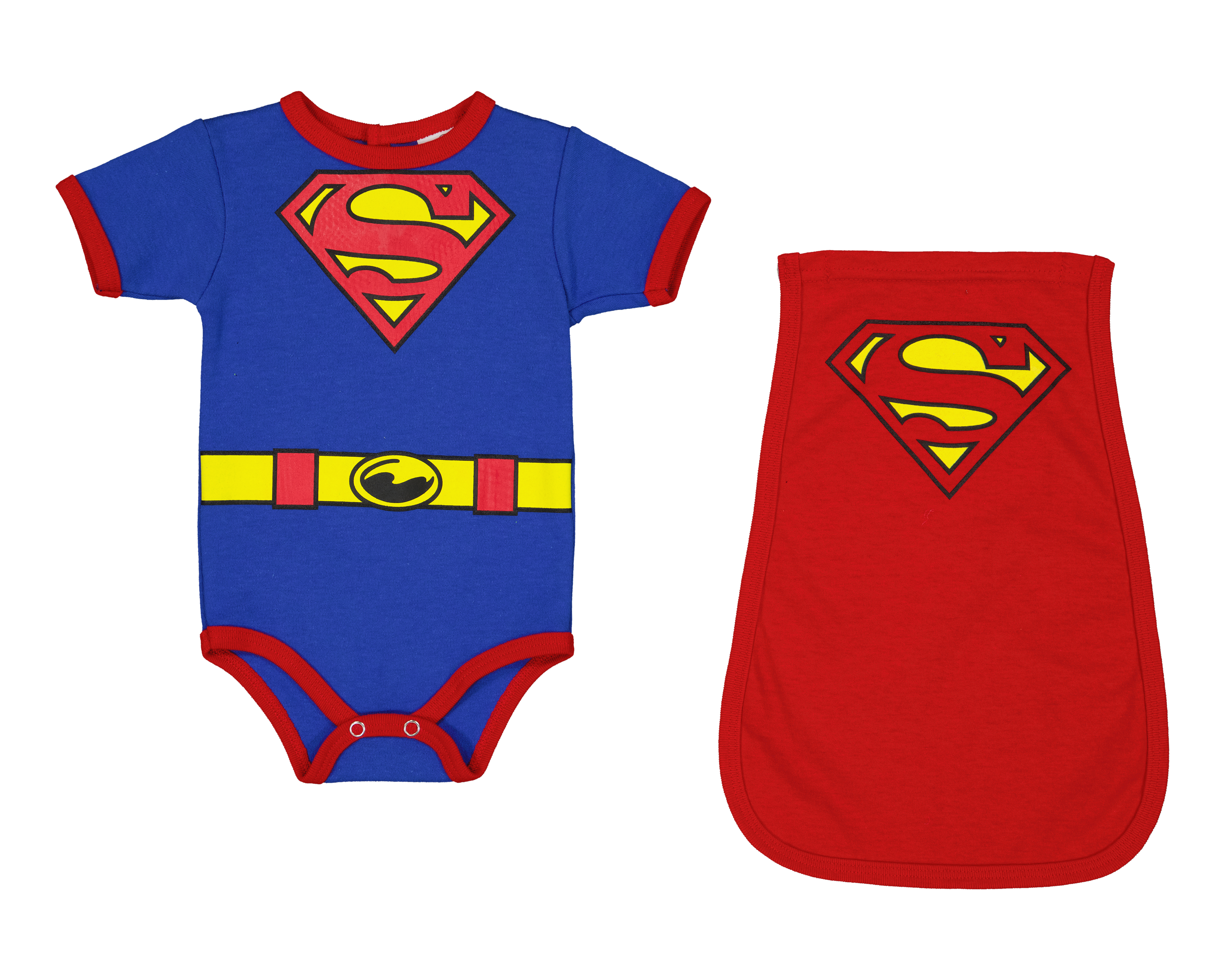 Foto 2 pulgar | Foto 1 | Pañalero para Bebé Niño Superman de Algodón con Capa