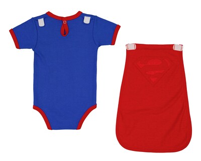 Foto 2 | Foto 2 | Pañalero para Bebé Niño Superman de Algodón con Capa