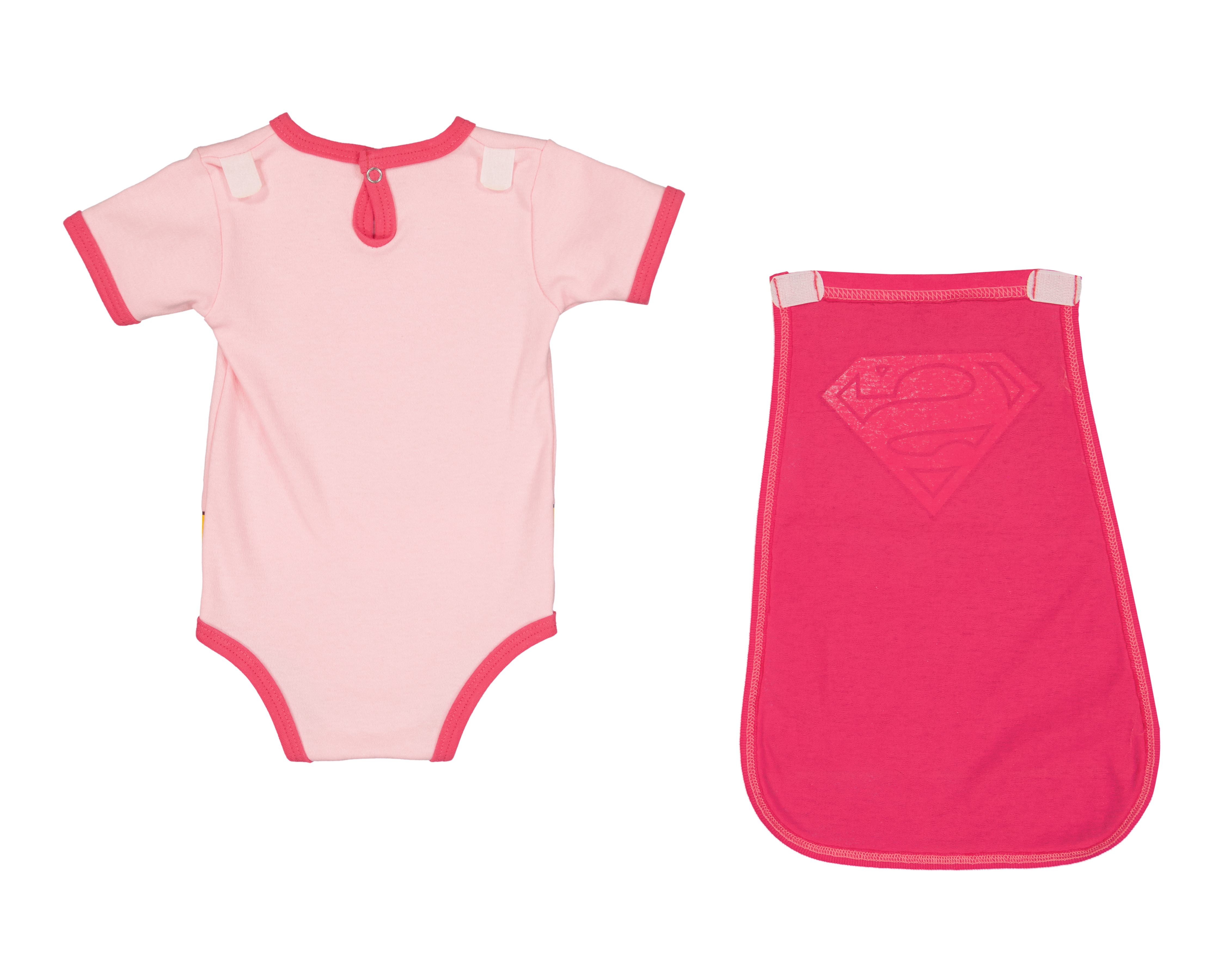 Foto 2 | Foto 2 | Pañalero para Bebé Niña Super Girl de Algodón Rosa