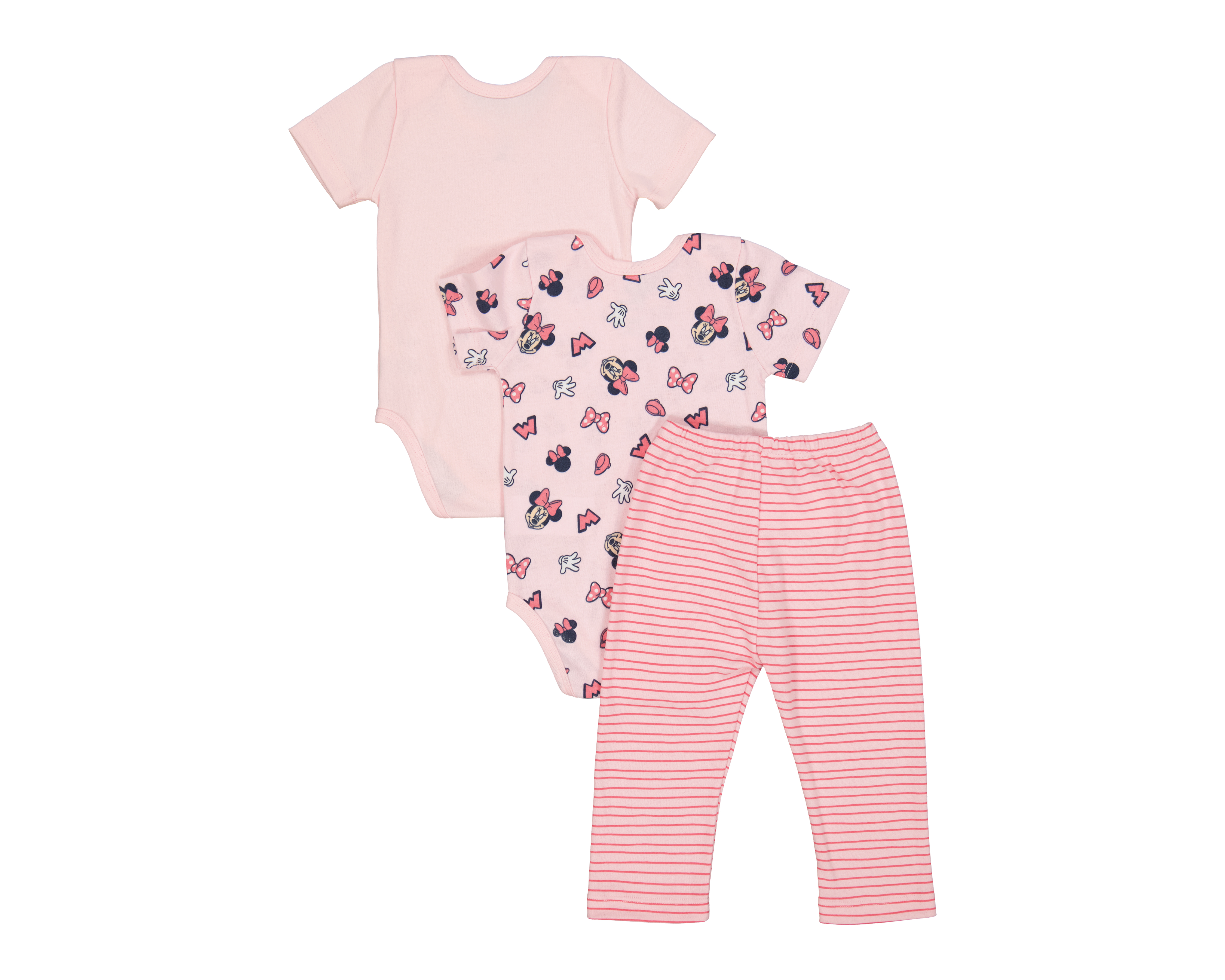 Foto 3 pulgar | Foto 2 | Pañalero para Bebé Niña Disney Minnie Mouse 3 Piezas