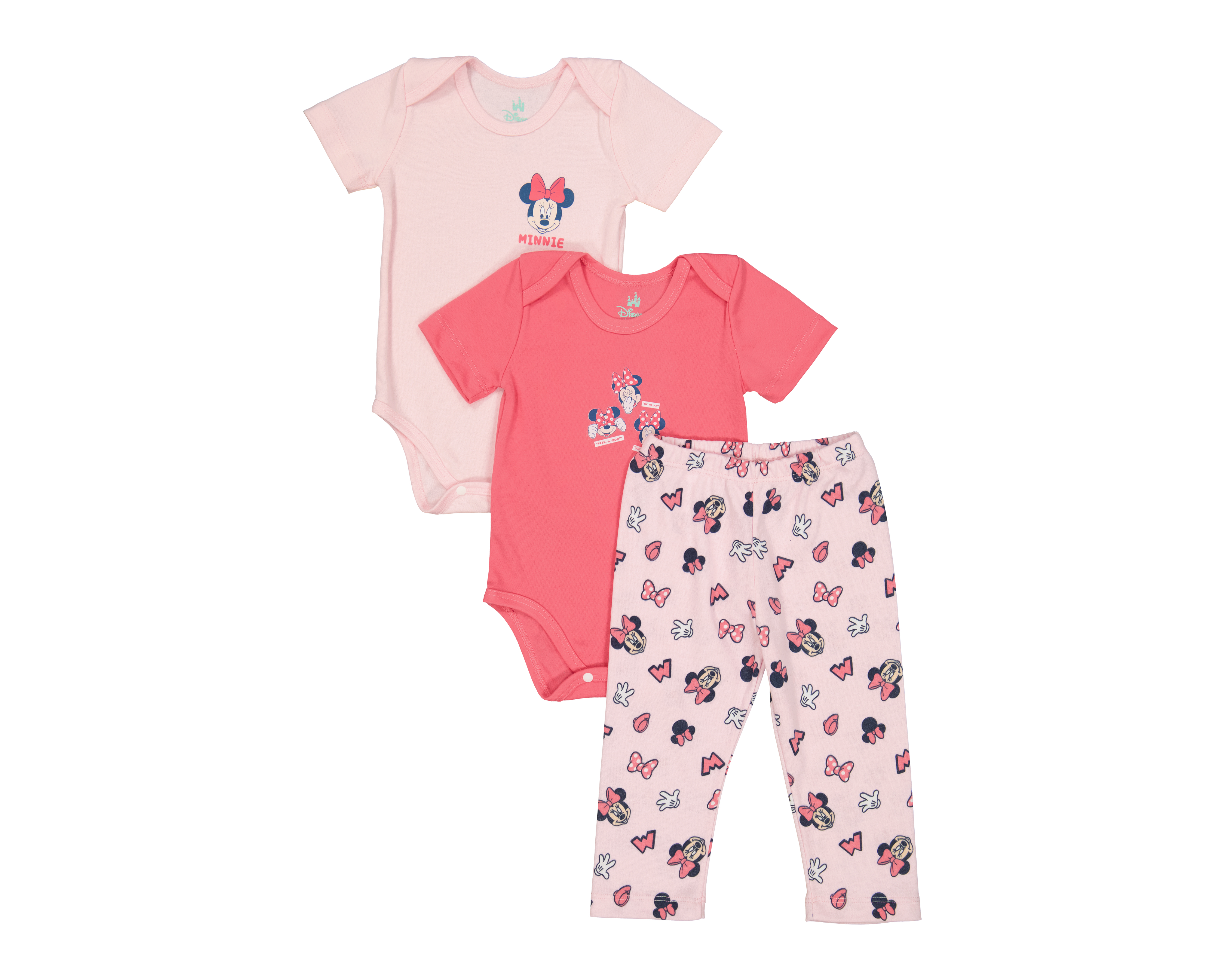 Foto 1 | Foto 1 | Conjunto para Bebé Niña Disney 3 Piezas