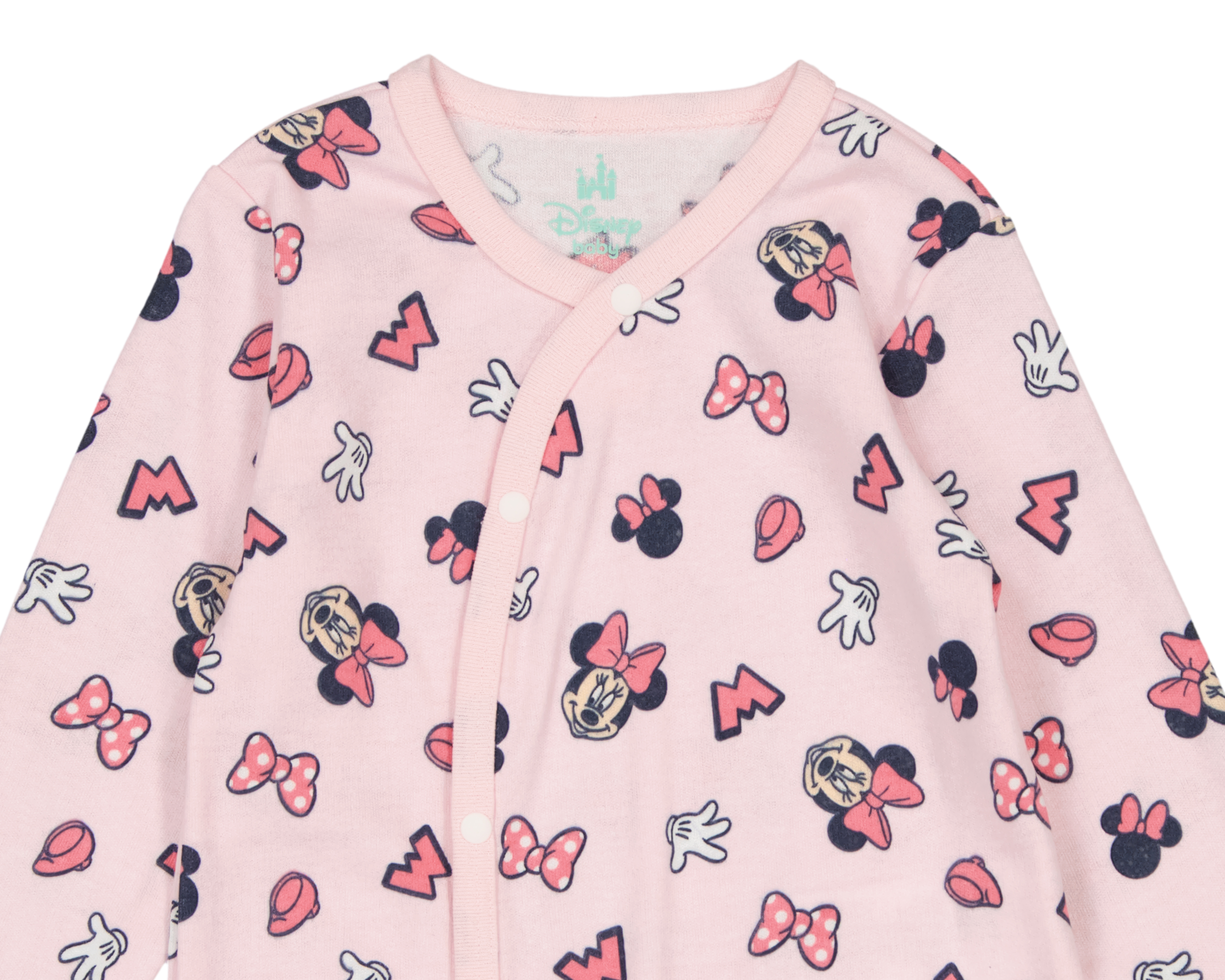Foto 4 pulgar | Foto 3 | Mameluco para Bebé Niña Disney Baby Minnie Mouse