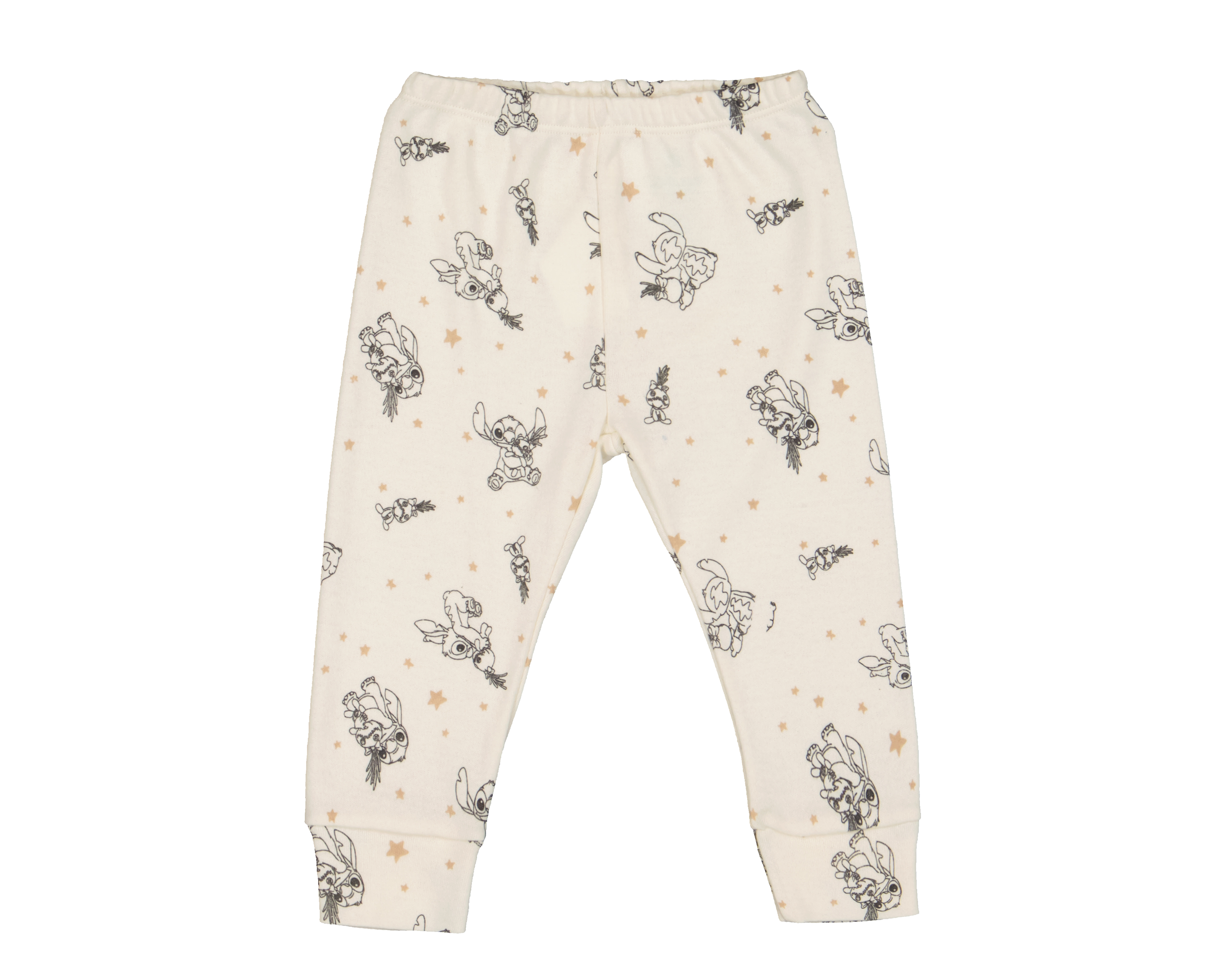 Foto 4 pulgar | Foto 3 | Pantalón para Bebé Disney  Lilo & Stitch con Estampado 3 Piezas