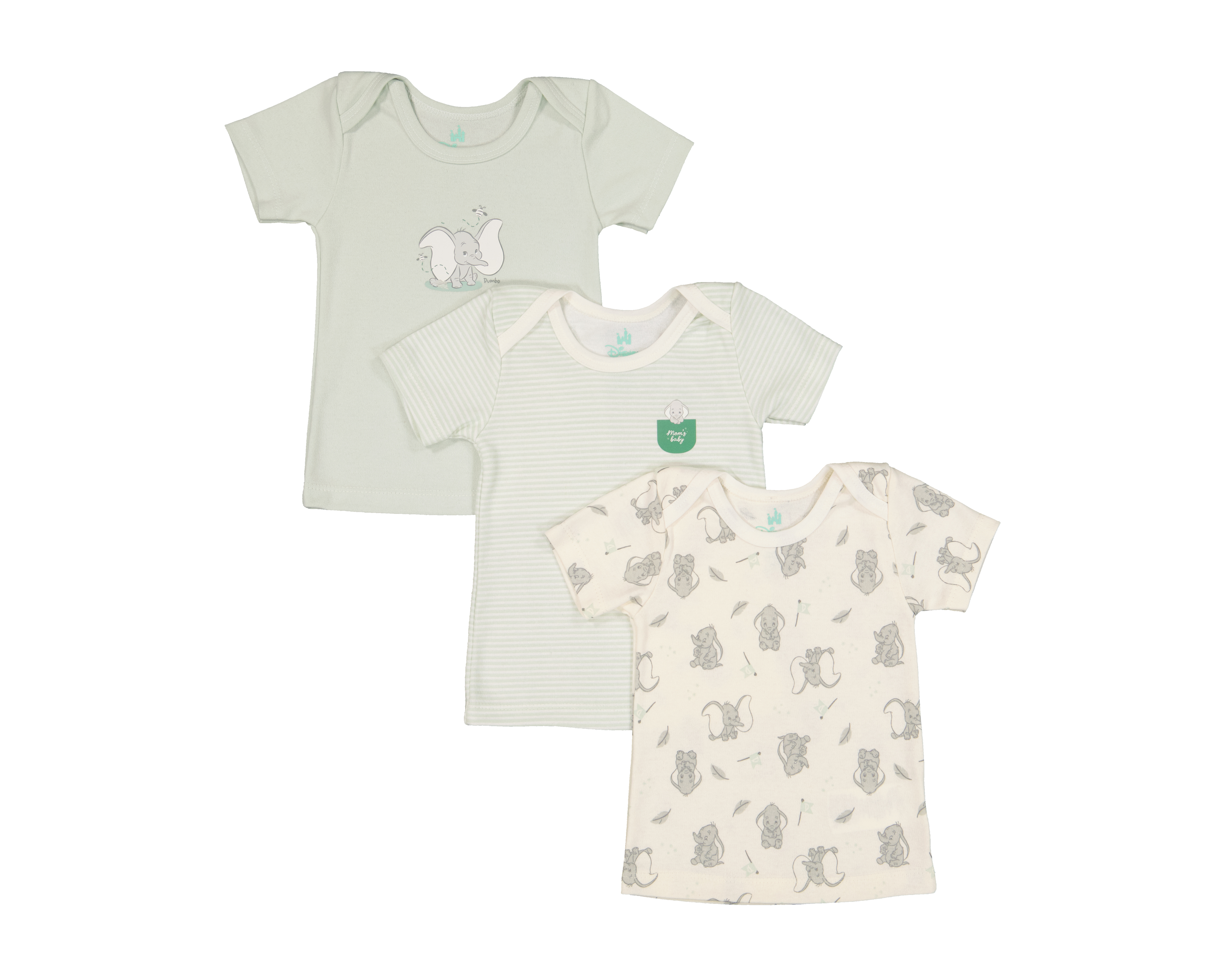 Foto 1 | Foto 1 | Camiseta para Bebé Disney Baby Multicolor 3 Piezas