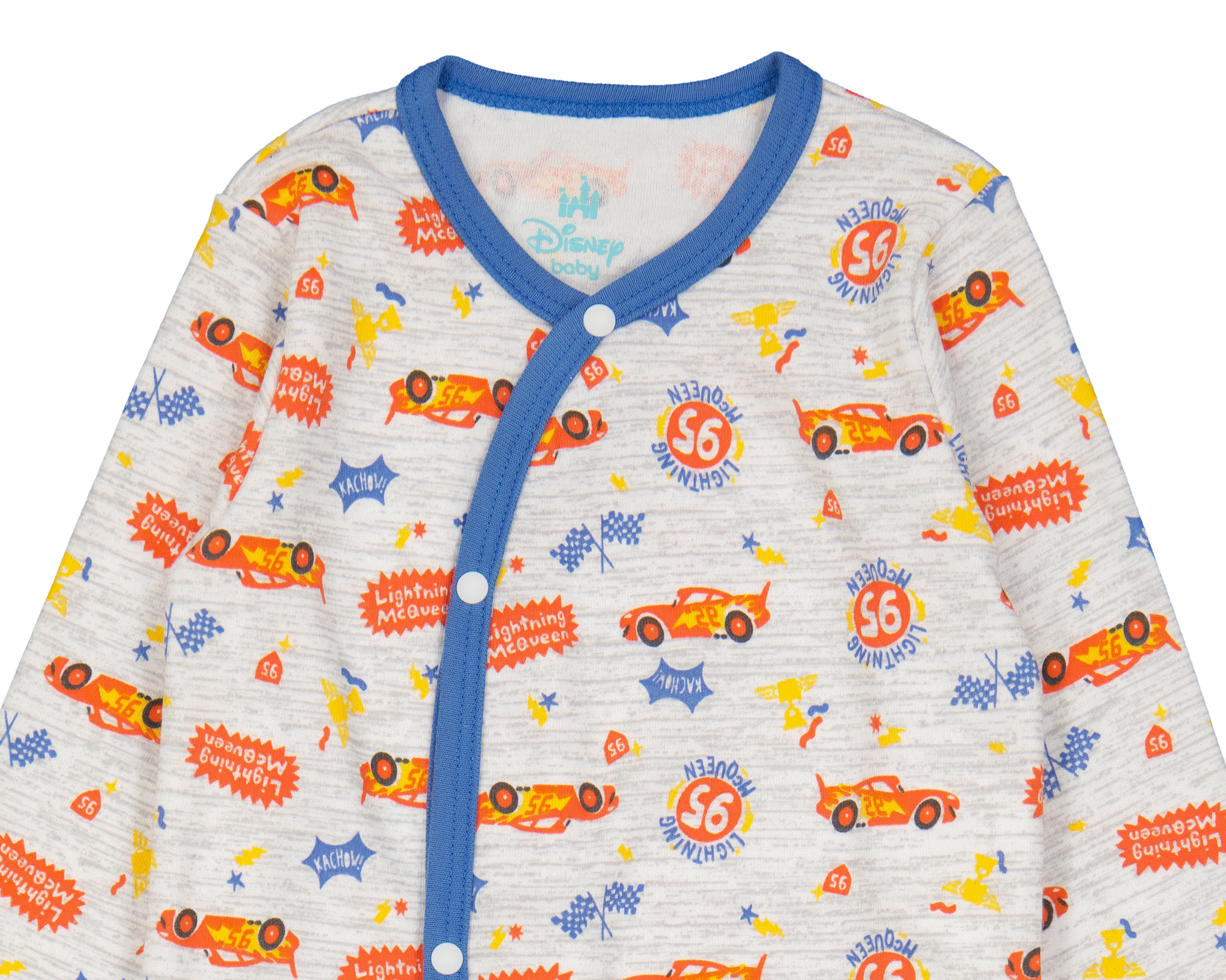 Foto 4 pulgar | Foto 3 | Mameluco para Bebé Niño Disney Baby Cars