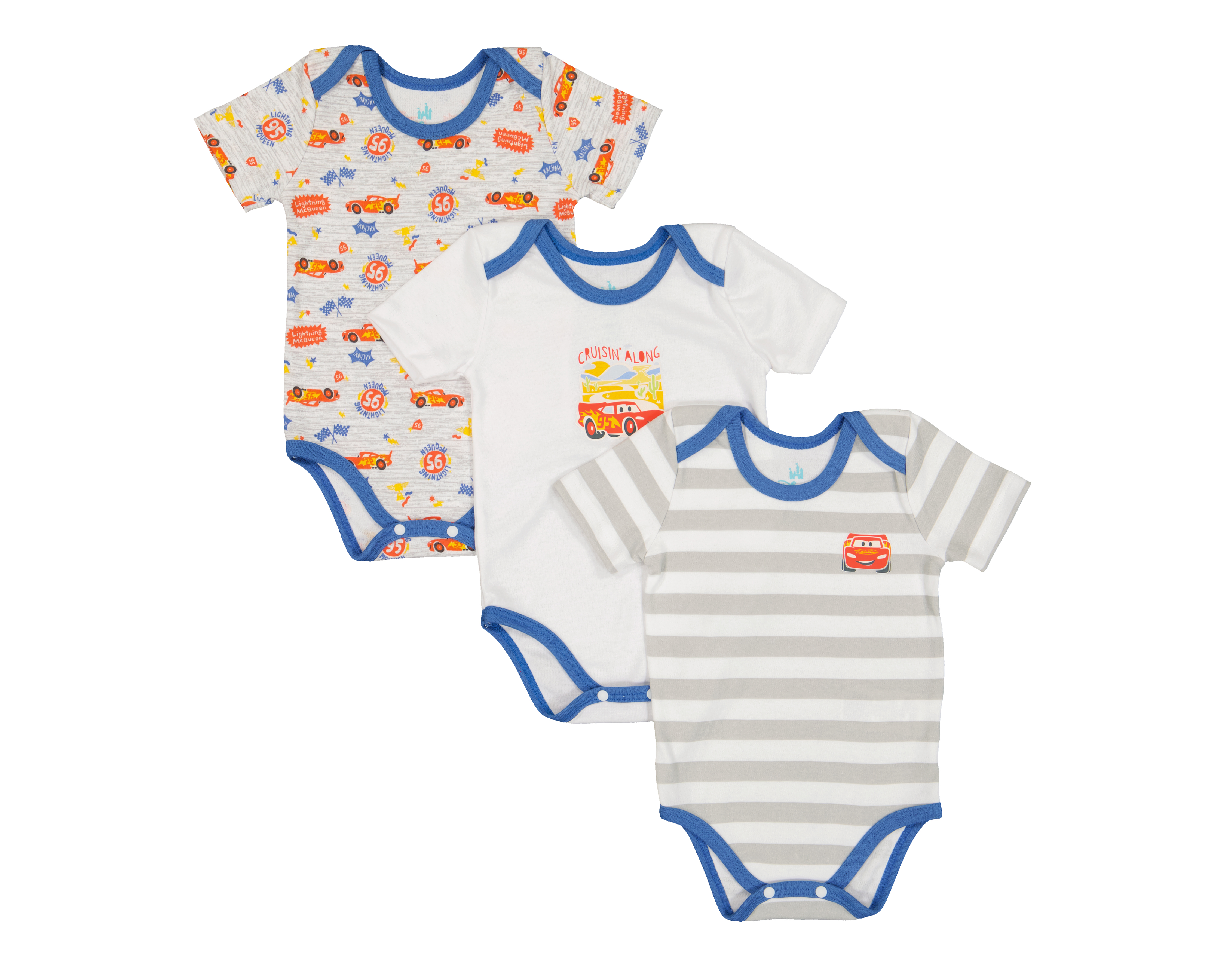 Pañaleros para Bebé Niño Disney Baby Cars 3 Piezas