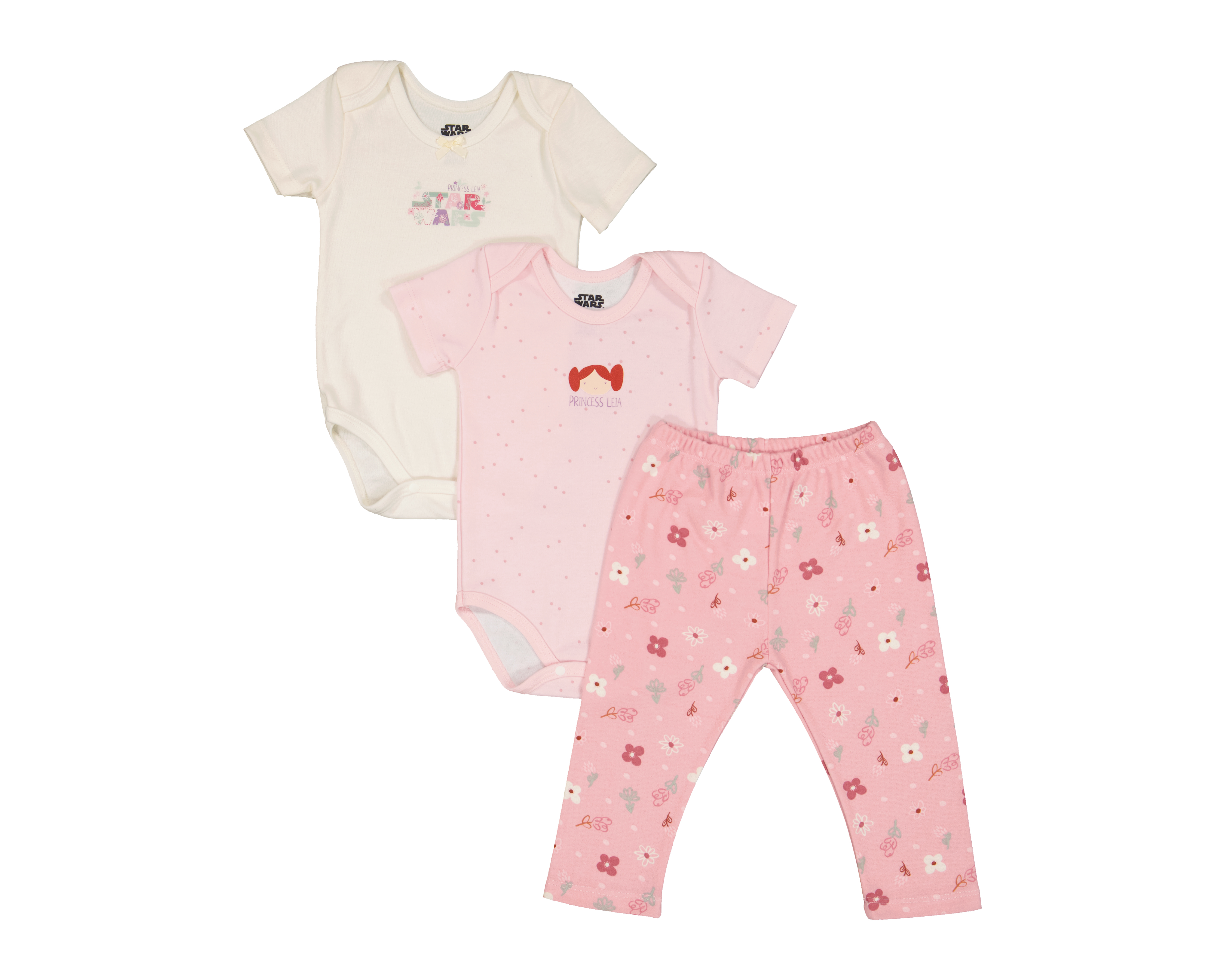 Foto 2 pulgar | Foto 1 | Conjunto para Bebé Niña Disney Baby 3 Piezas