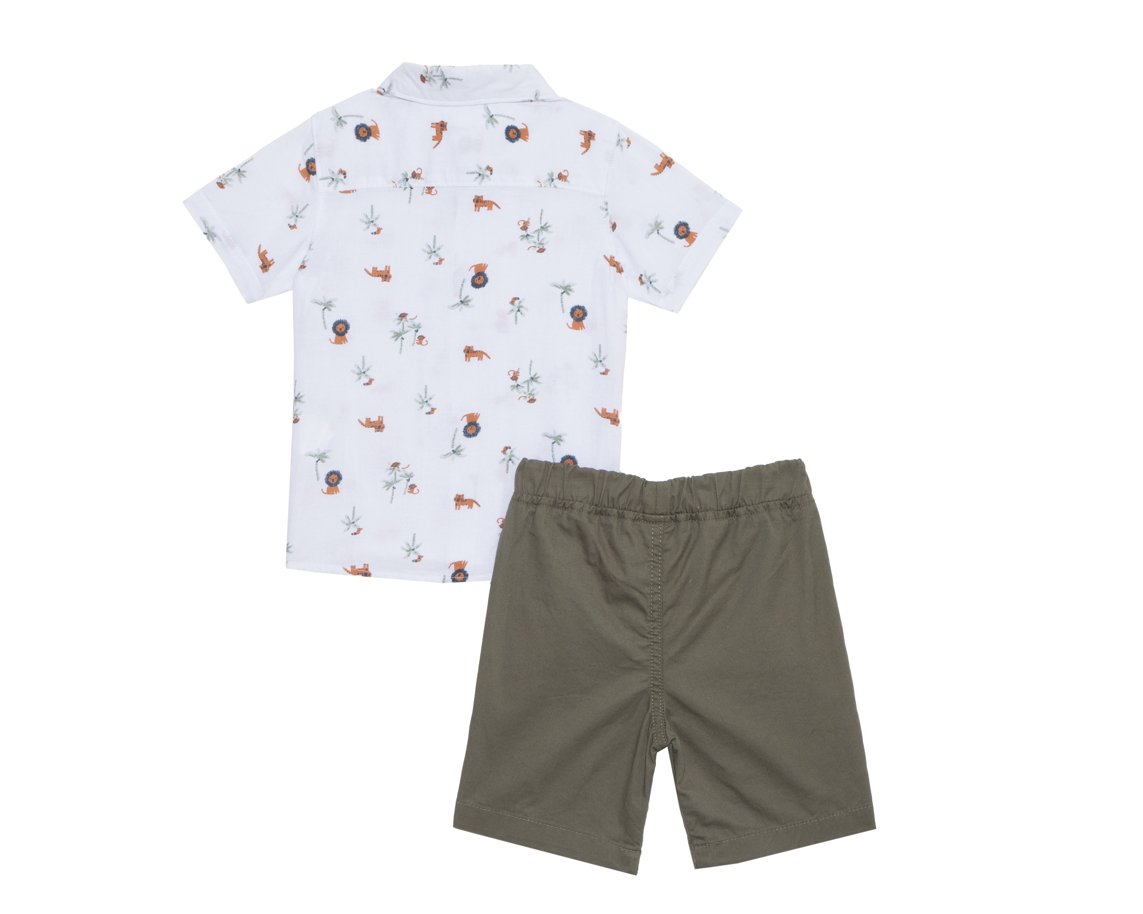 Foto 3 pulgar | Foto 2 | Short y Camisa de Algodón para Bebé Niño Baby Colors