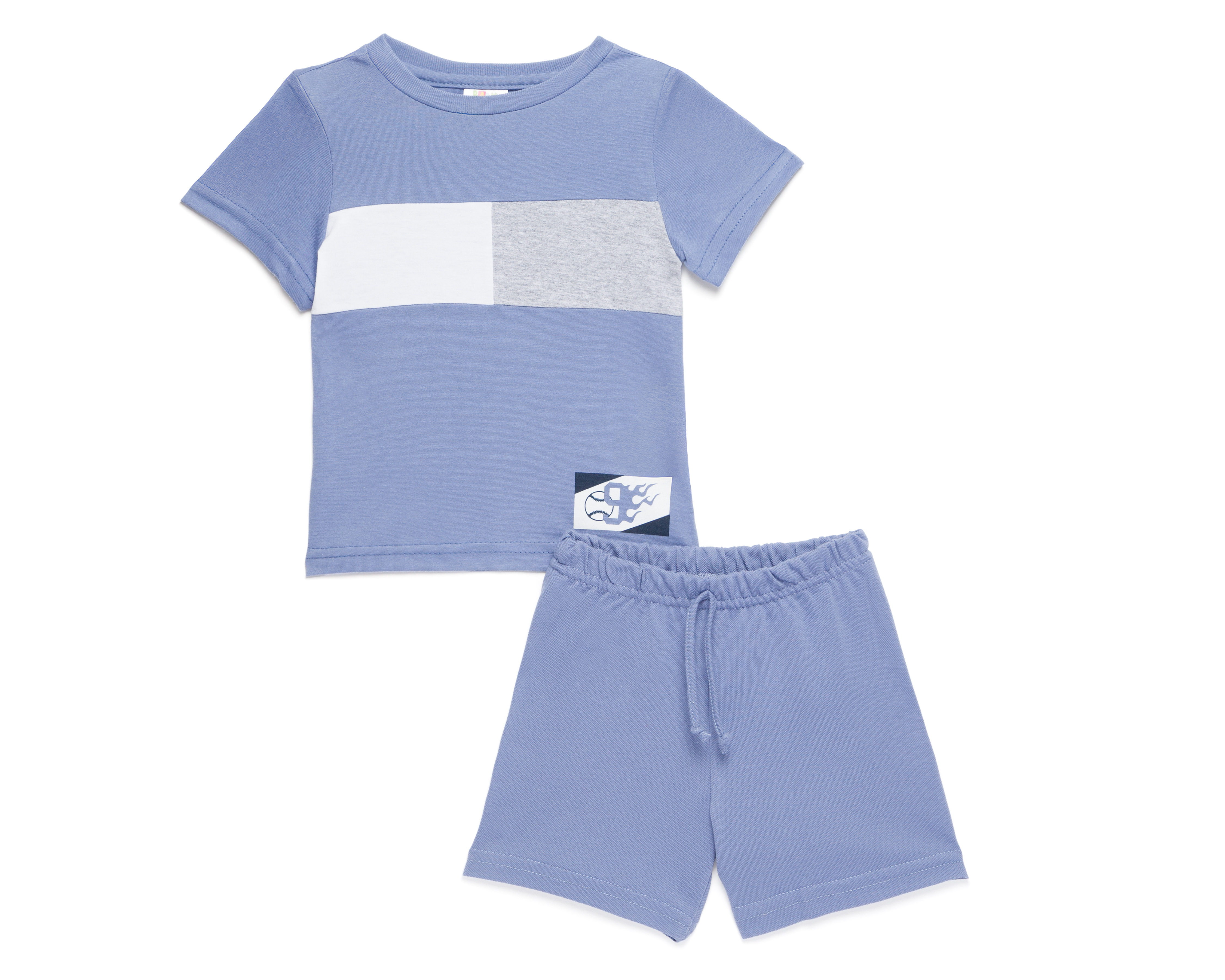 Foto 2 pulgar | Foto 1 | Short y Playera para Bebé Niño Baby Colors