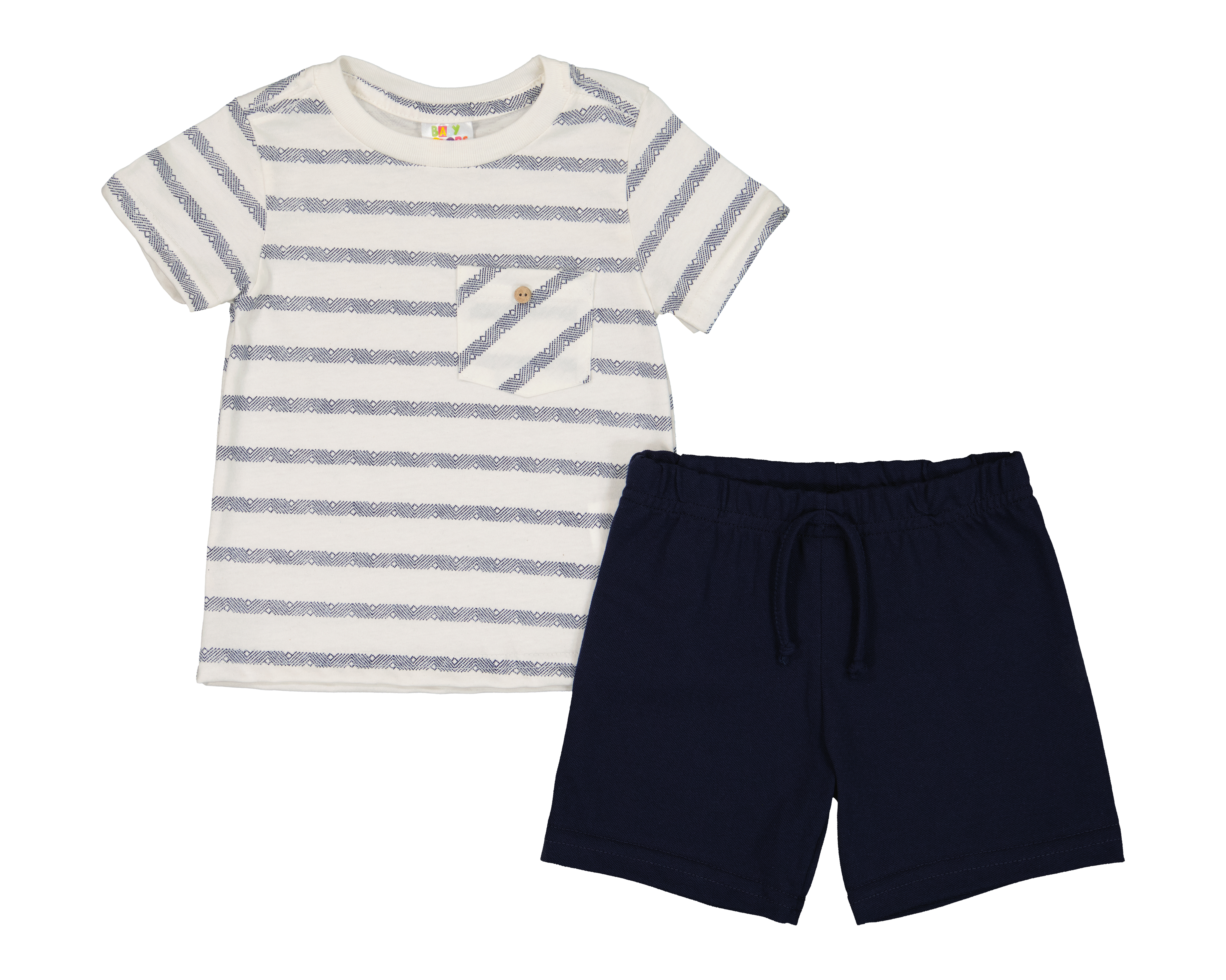 Playera y Short para Bebé Niño Baby Colors