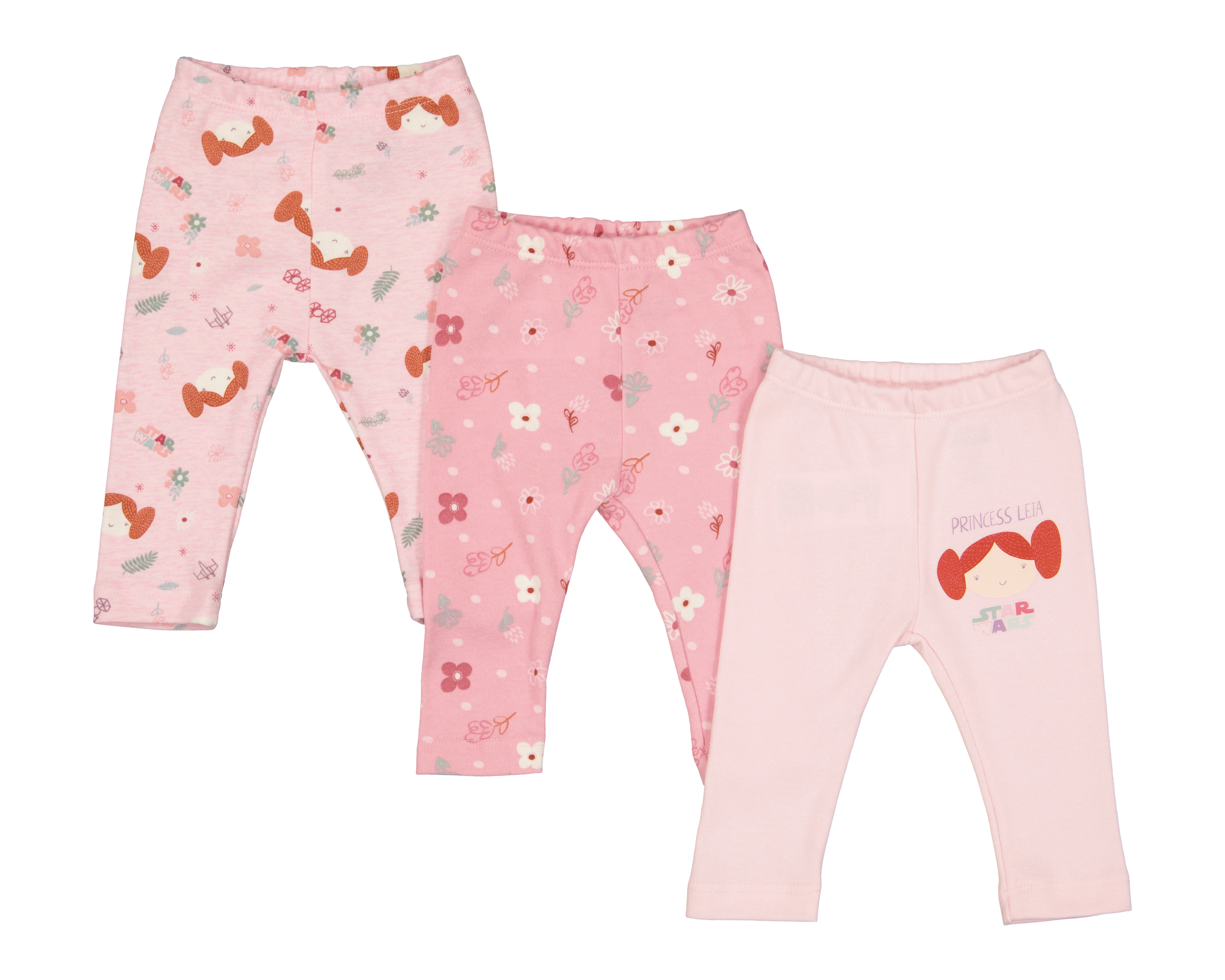 Foto 2 pulgar | Foto 1 | Pantalón para Bebé Niña Disney Star Wars 3 Piezas