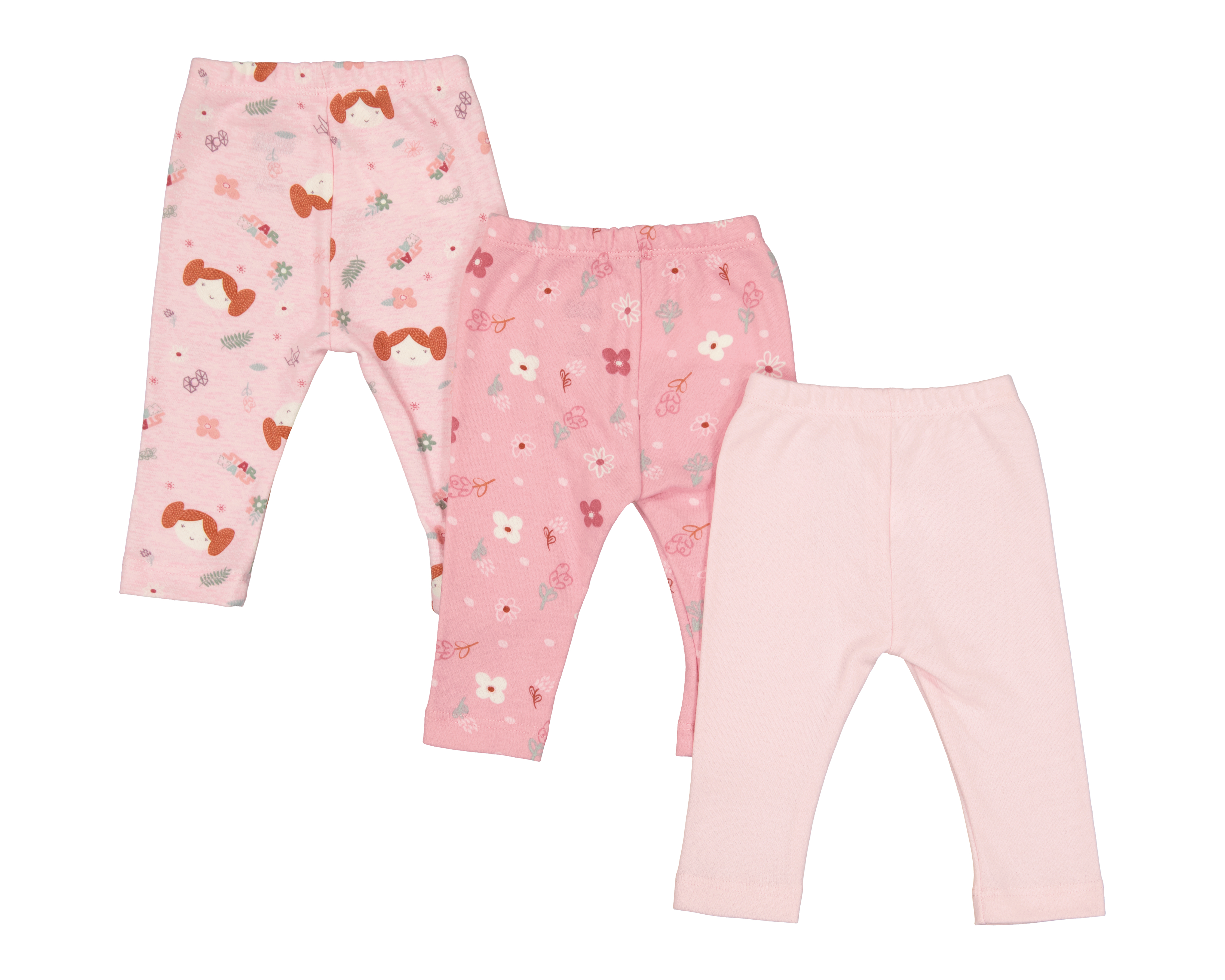 Foto 3 pulgar | Foto 2 | Pantalón para Bebé Niña Disney Star Wars 3 Piezas