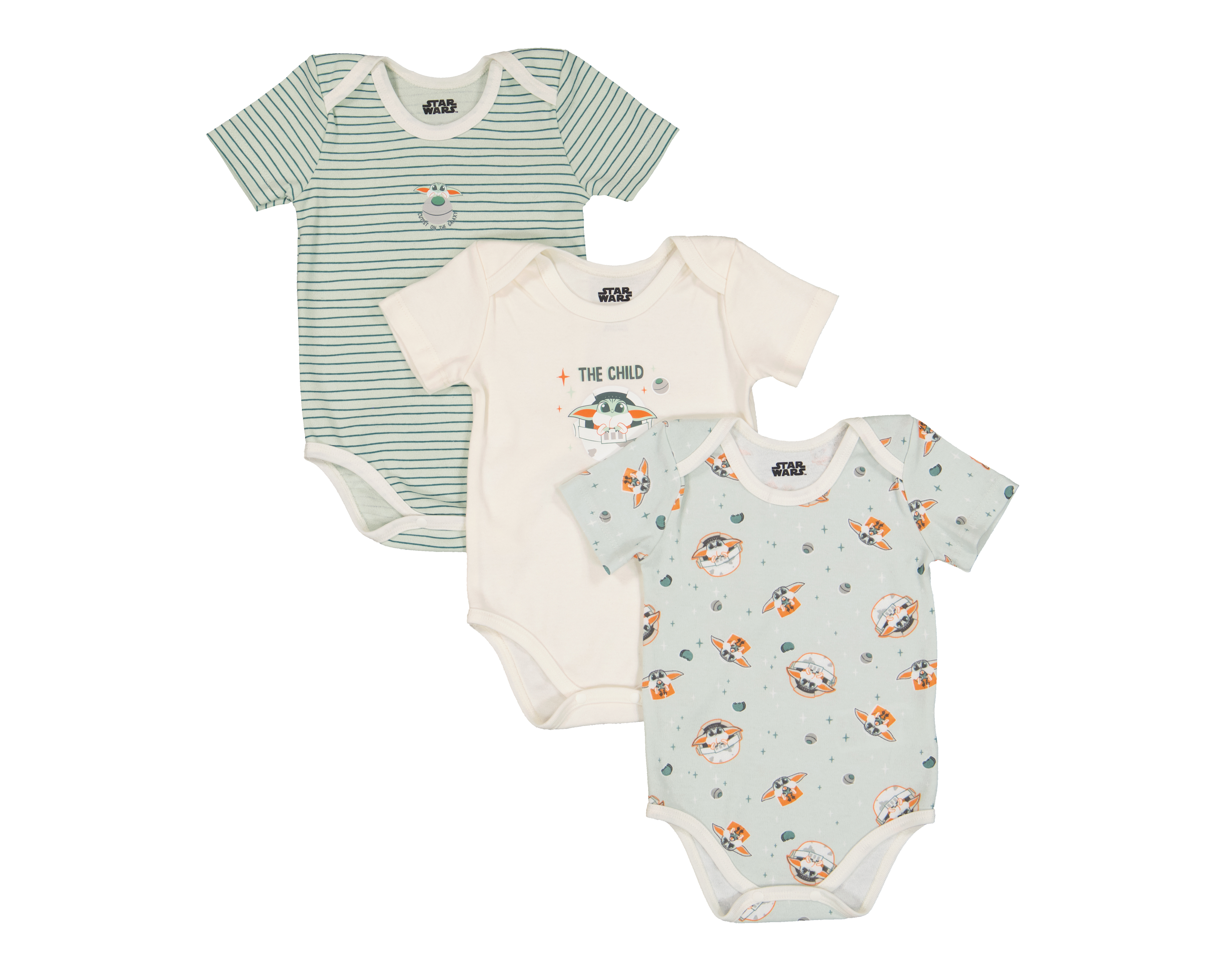 Foto 2 pulgar | Foto 1 | Pañalero para Bebé Niño Disney Baby Grogu 3 Piezas