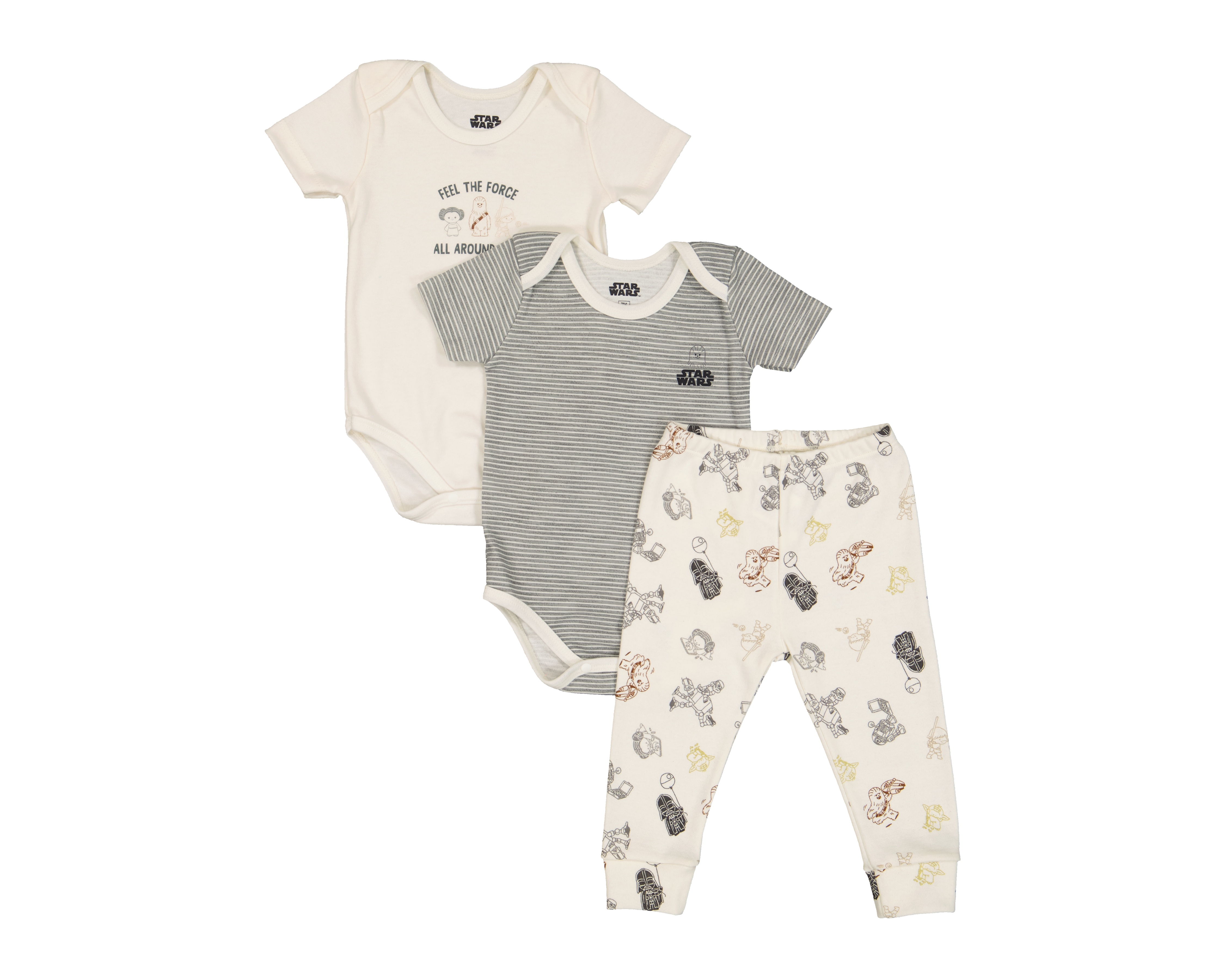 Foto 2 pulgar | Foto 1 | Pañaleros para Bebé Niño Disney Baby Star Wars 3 piezas