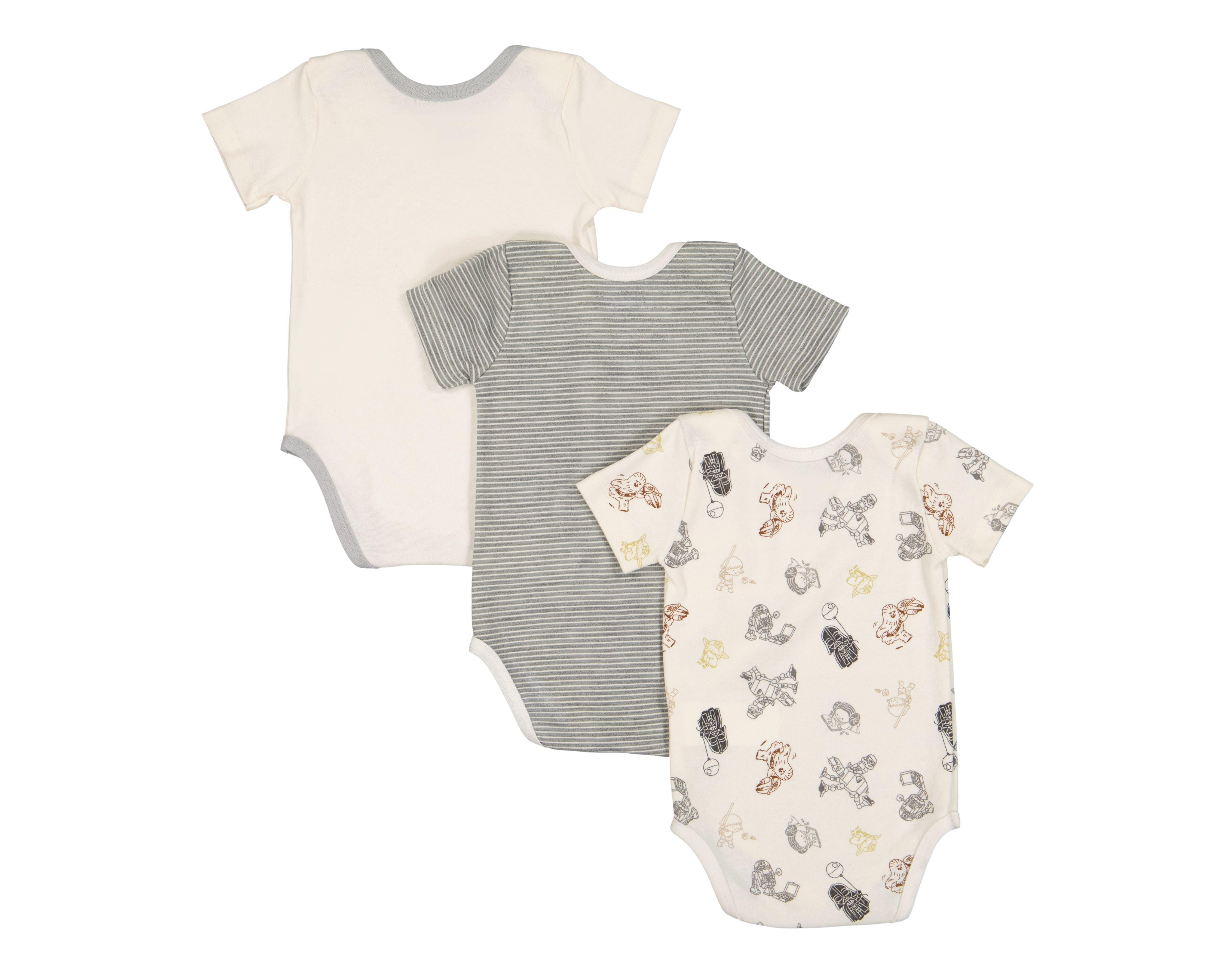 Foto 3 pulgar | Foto 2 | Pañalero para Bebé Niño Disney Baby Star Wars 3 Piezas